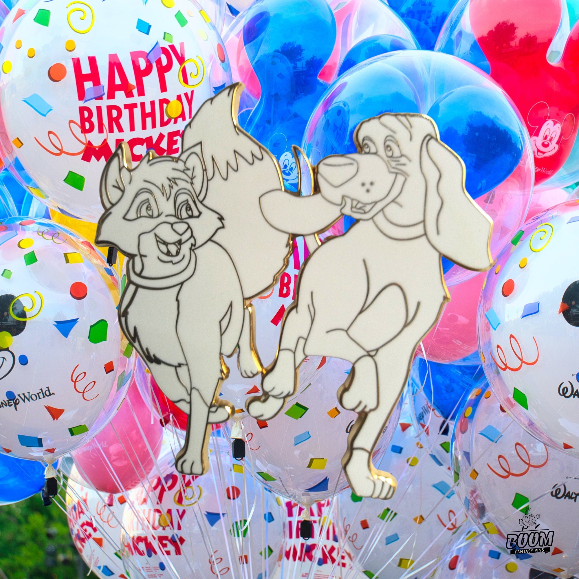 Pin's – Todd et Cooper d'Oliver et Compagnie – Disney Fantasy