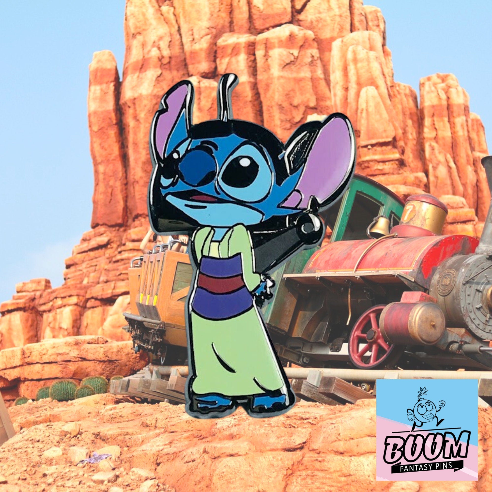 Pin's – Stitch en Mulan de Lilo &amp; Stitch – Disney Fantasy