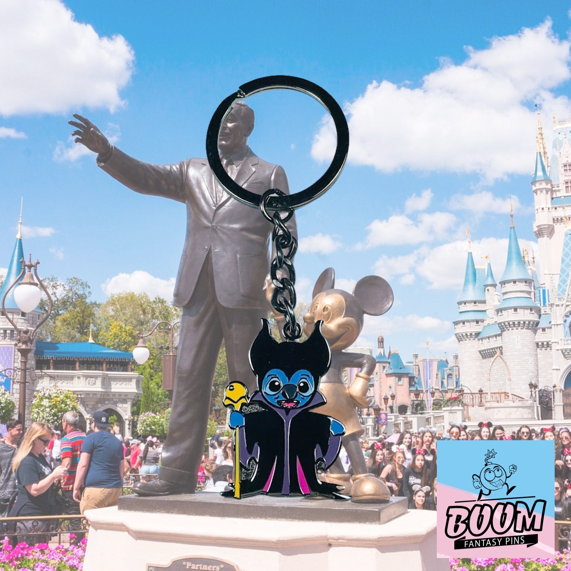 Llavero – Experimento 626 Stitch como Maléfica de Lilo &amp; Stitch – Disney Fantasy