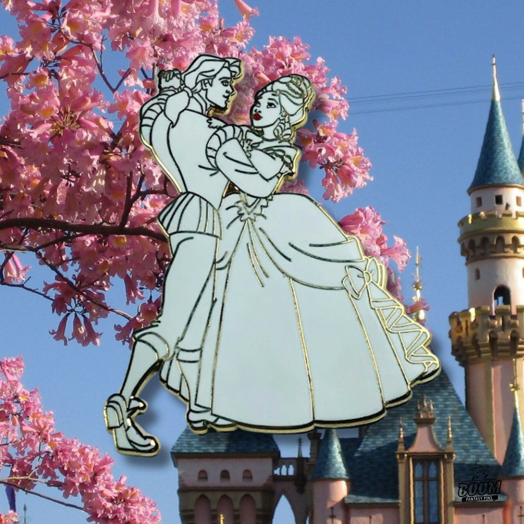 Pin's – Pocahontas et John Smith du film Pocahontas – Disney Fantasy