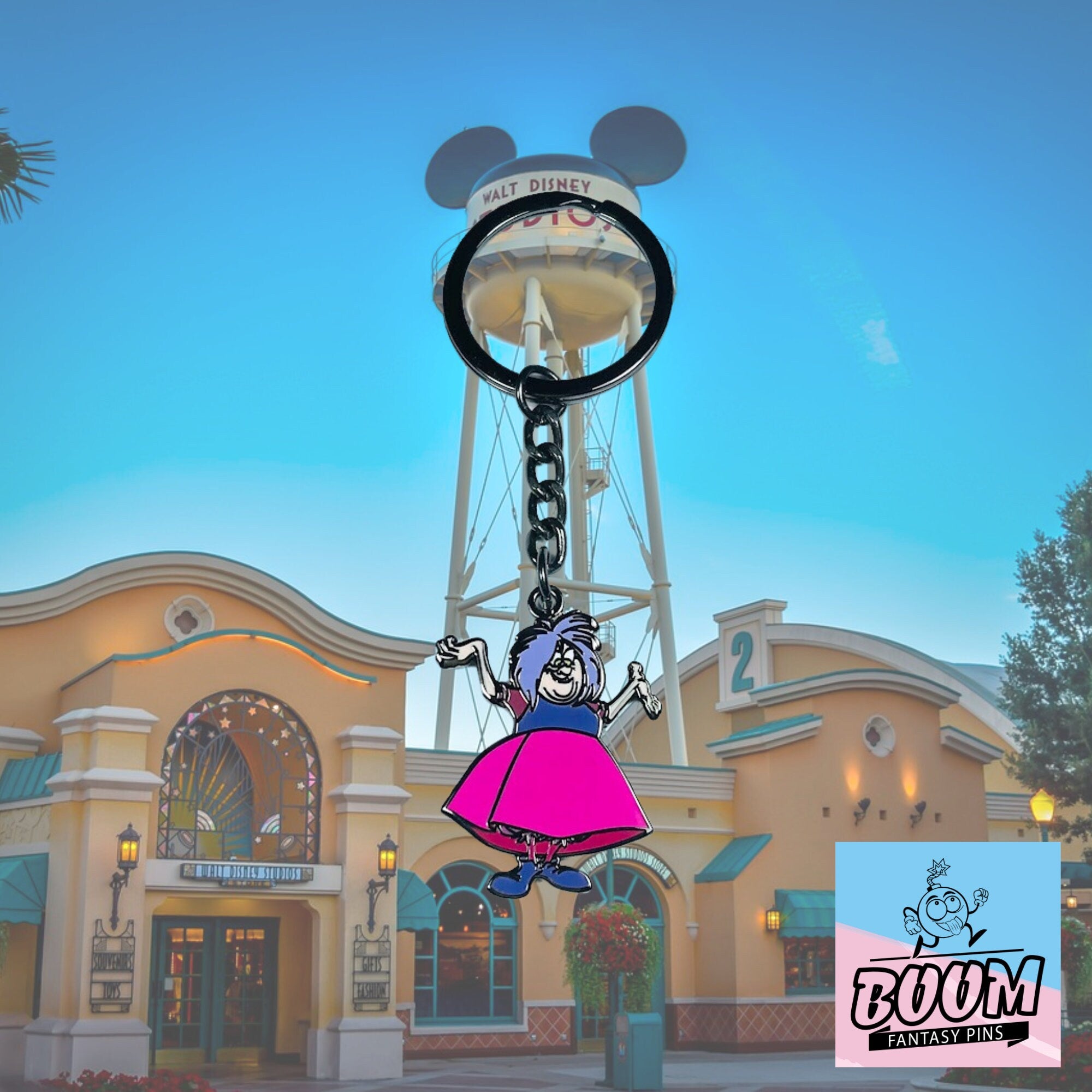 Porte-clés – Madame Mim du film Merlin l'Enchanteur – Disney Fantasy