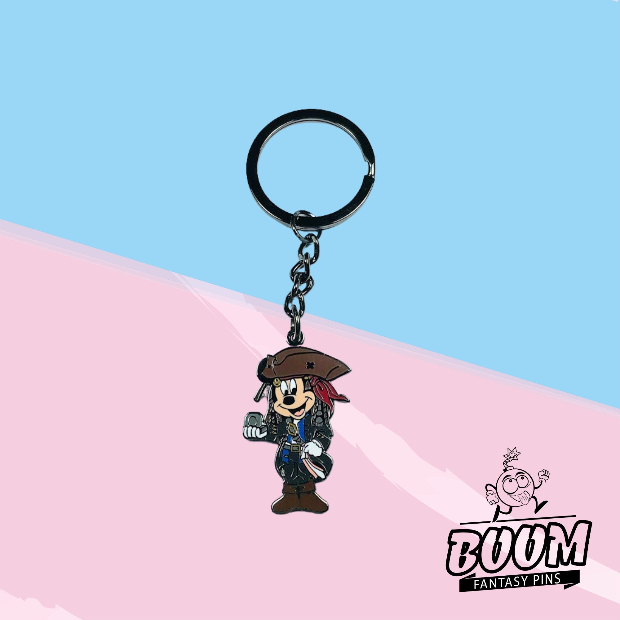 Porte-clés – Mickey Mouse dans le rôle de Jack Sparrow de Disney Fantasy – Disney Fantasy