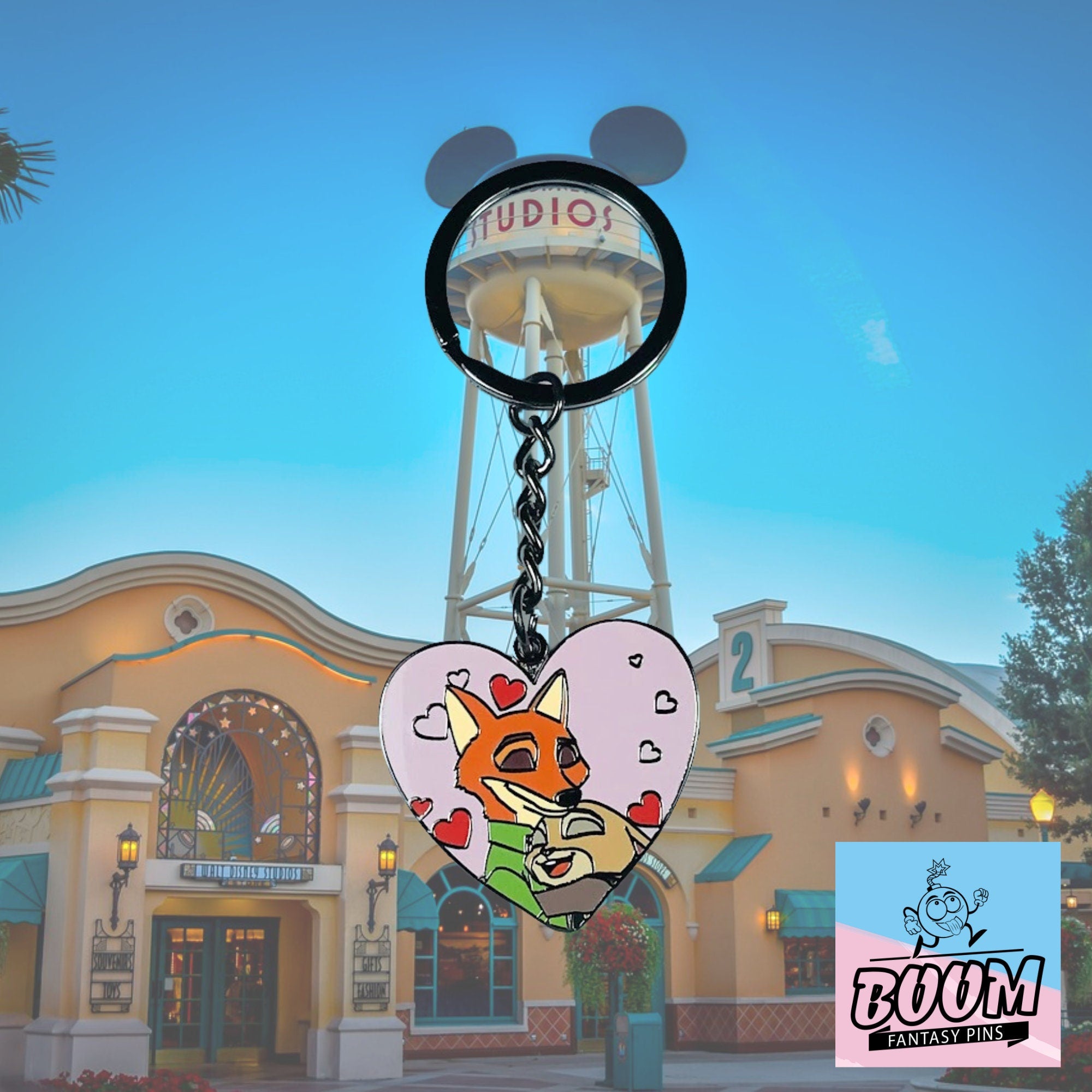 Llavero – Judy Hopps y Nick Wilde de Zootopia – Disney Fantasy