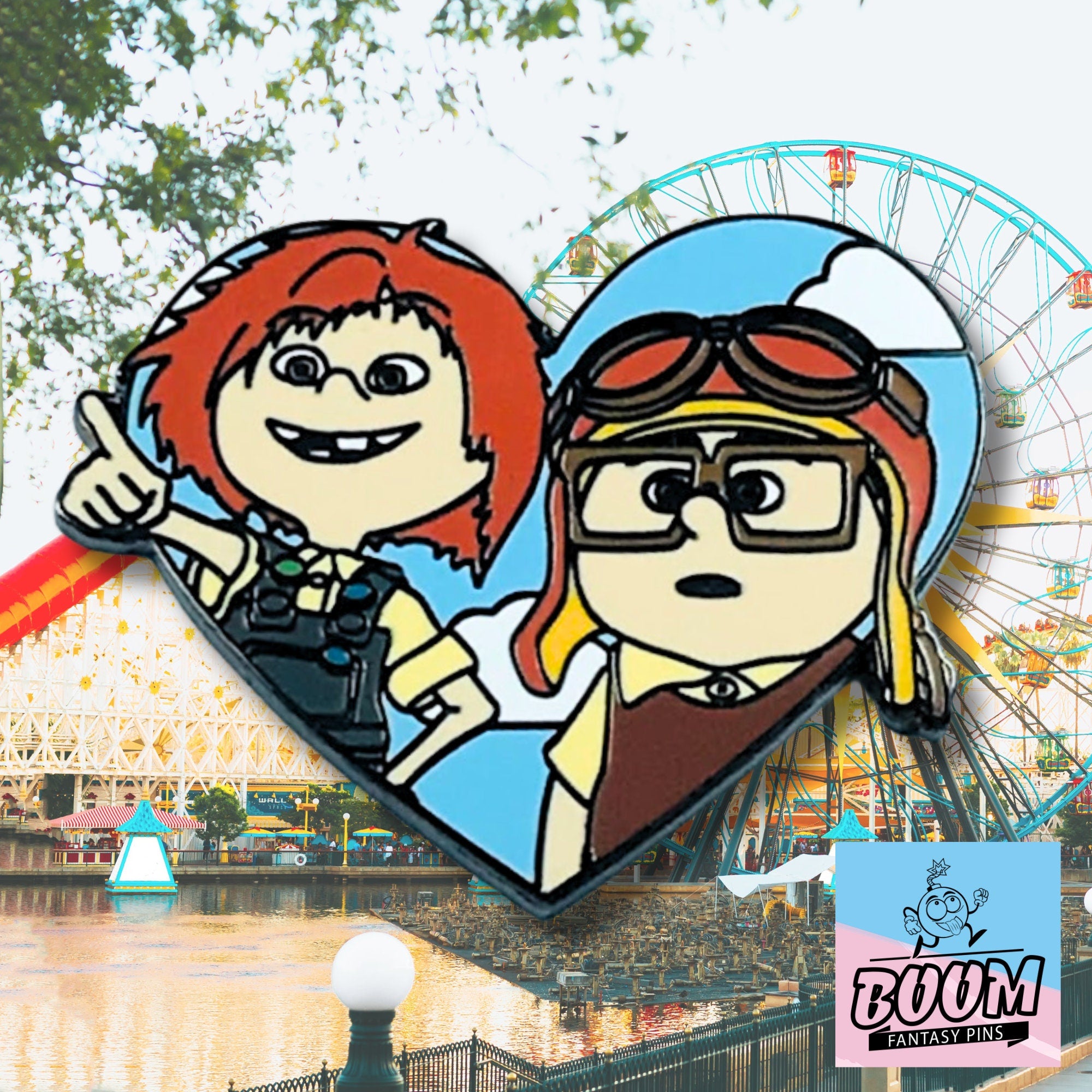 Pin – Carl Fredricksen y Ellie Fredricksen de Up – Disney Fantasy