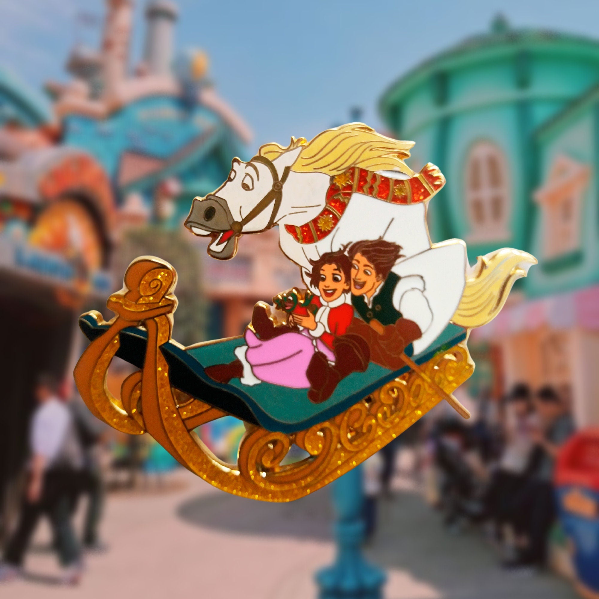 Pin's – Raiponce et Flynn Rider du film Raiponce – Disney Fantasy