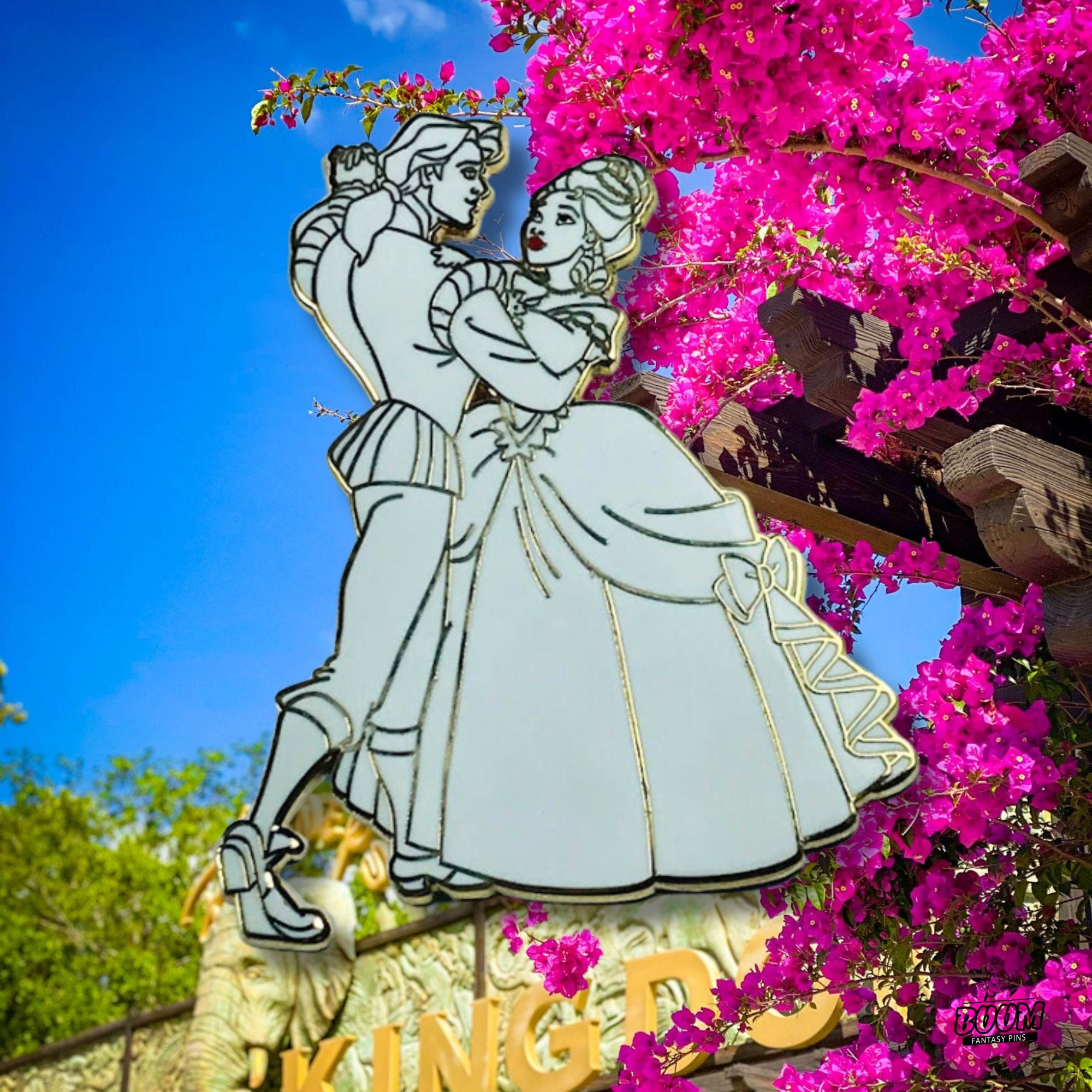 Pin's – Pocahontas et John Smith du film Pocahontas – Disney Fantasy