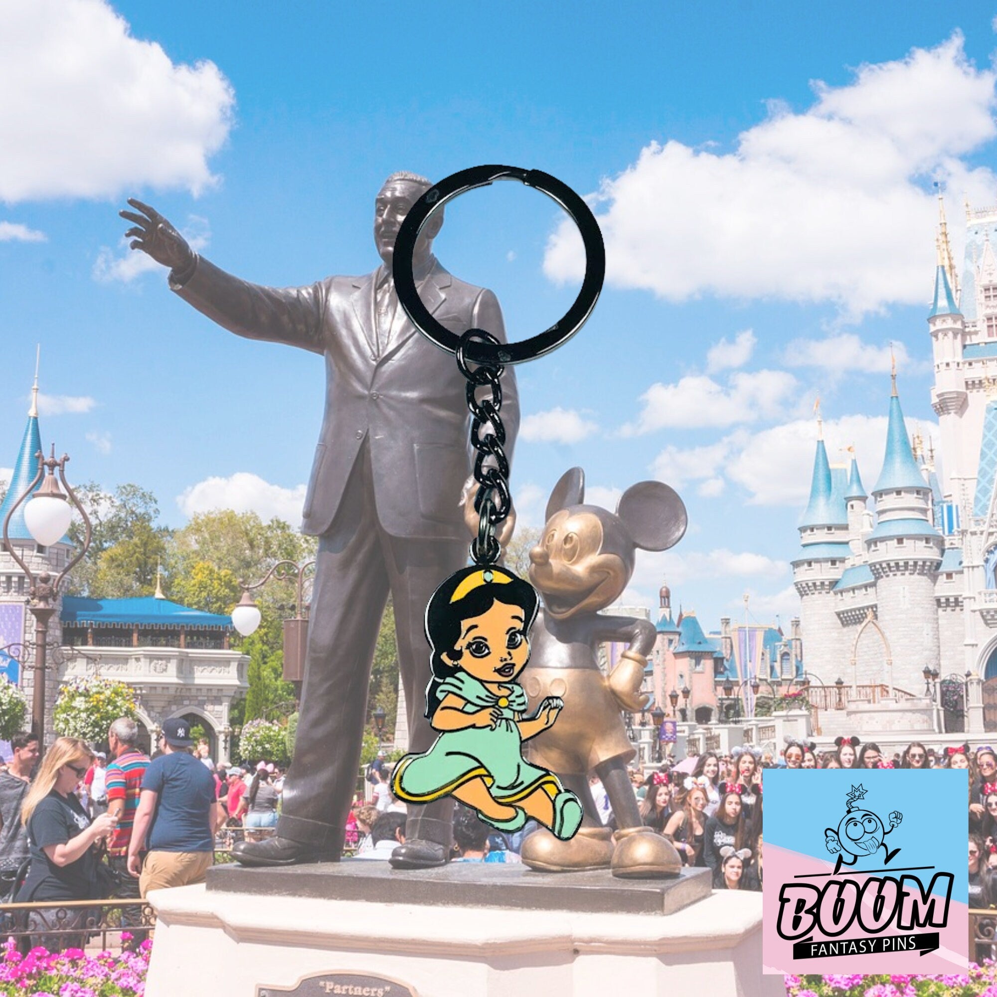 Llavero – Princesa Jazmín de Aladdin – Disney Fantasy