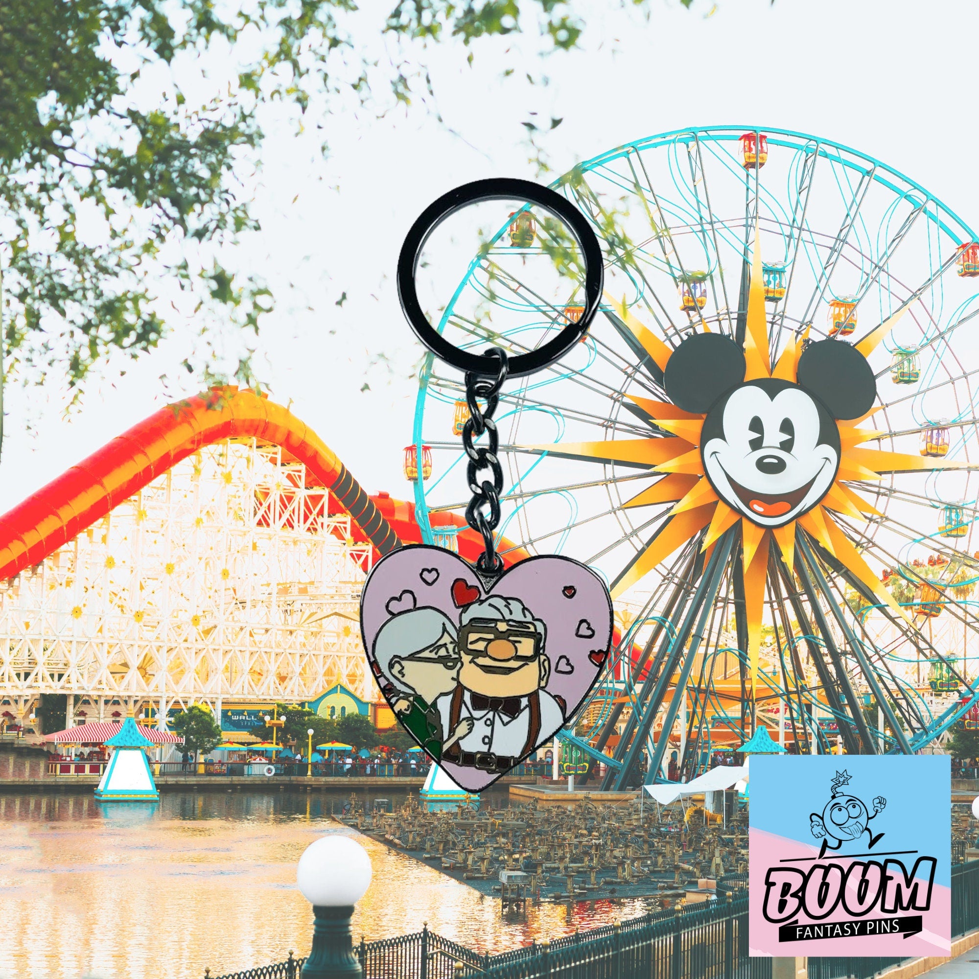 Llavero – Carl Fredricksen y Ellie Fredricksen de Up – Disney Fantasy