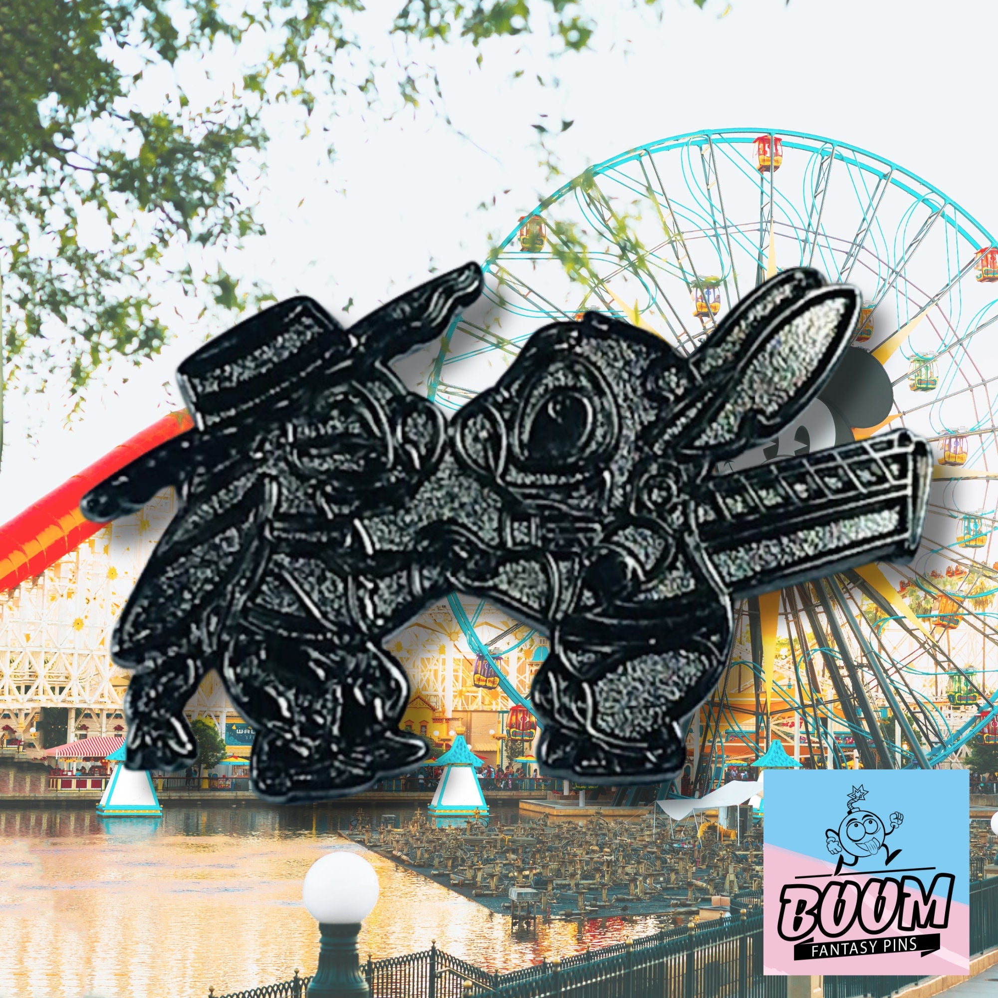 Épingle – Ange et Expérience 626 Stitch de Lilo &amp; Stitch – Disney Fantasy