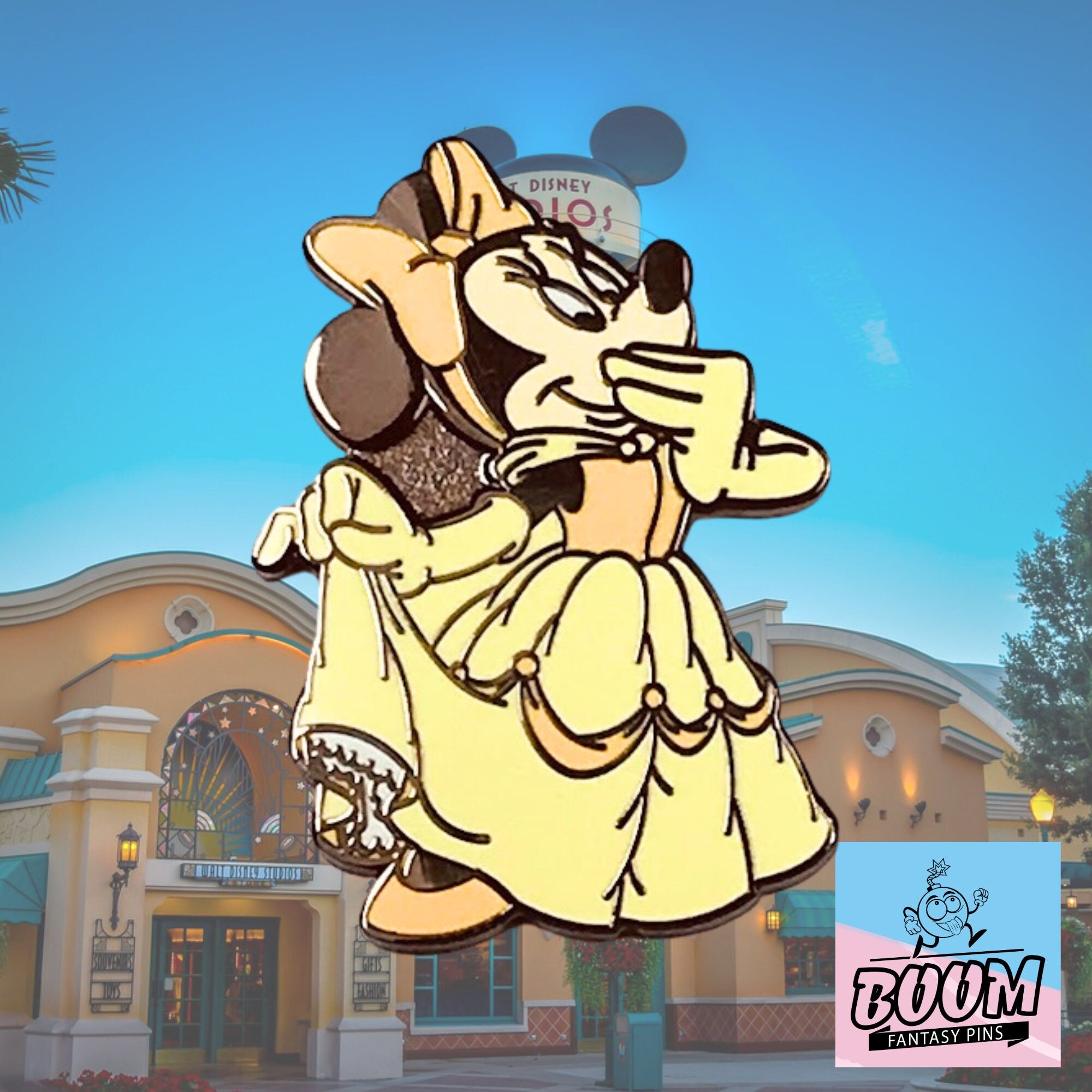 Pin – Minnie Mouse como Bella de La Bella y la Bestia – Disney Fantasy