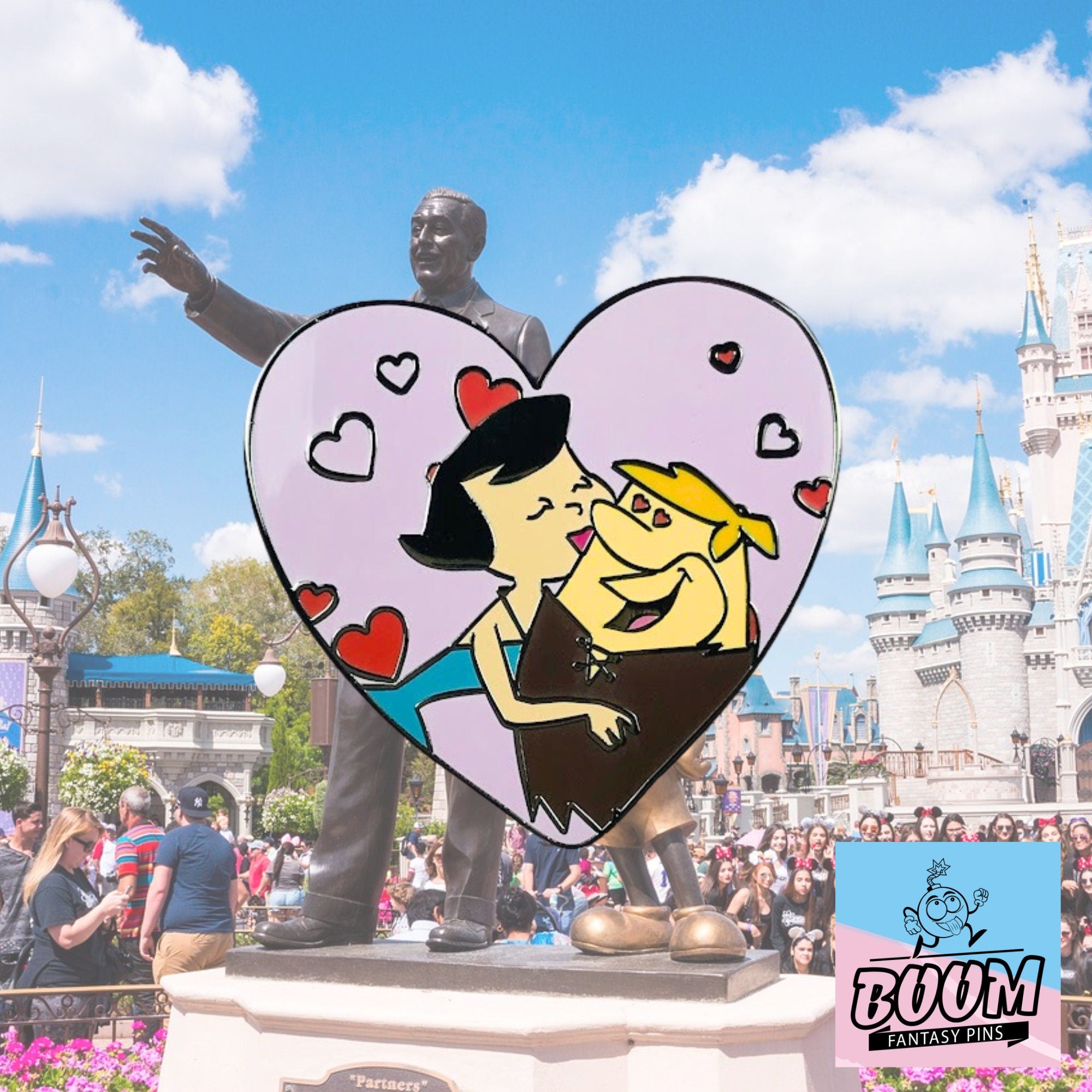 Pin's – Pablo et Betty des Pierrafeu – Disney Fantasy