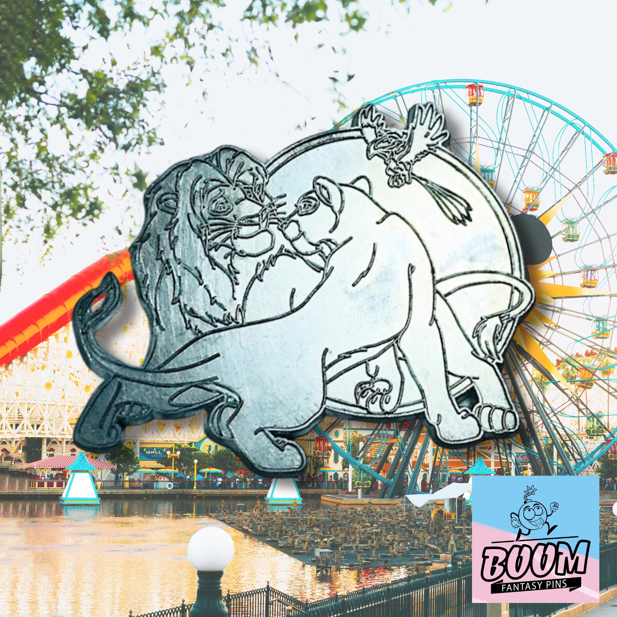 Pin's – Simba, Nala et Zazu du Roi Lion – Disney Fantasy