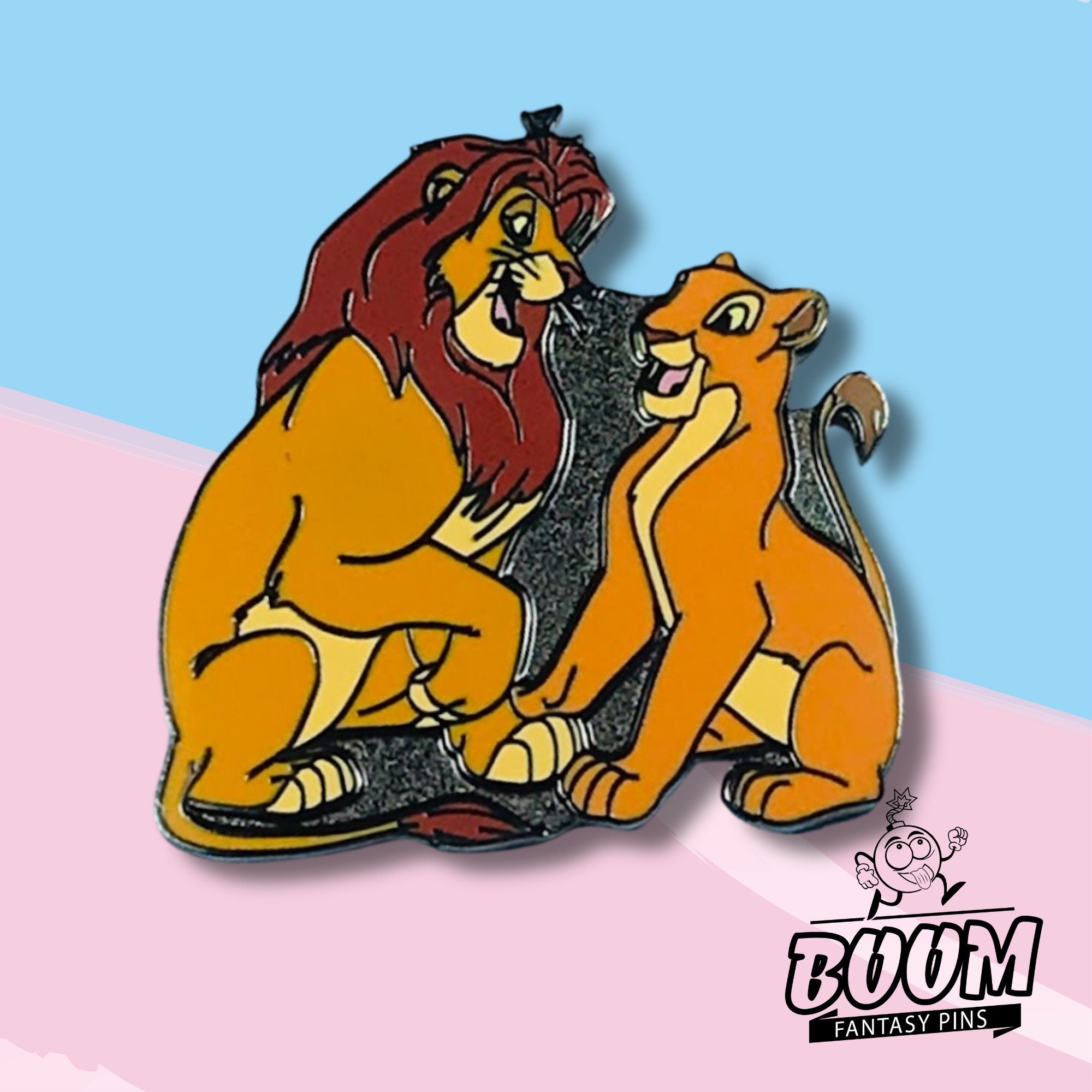 Pin – Simba y Nala de El Rey León – Disney Fantasy