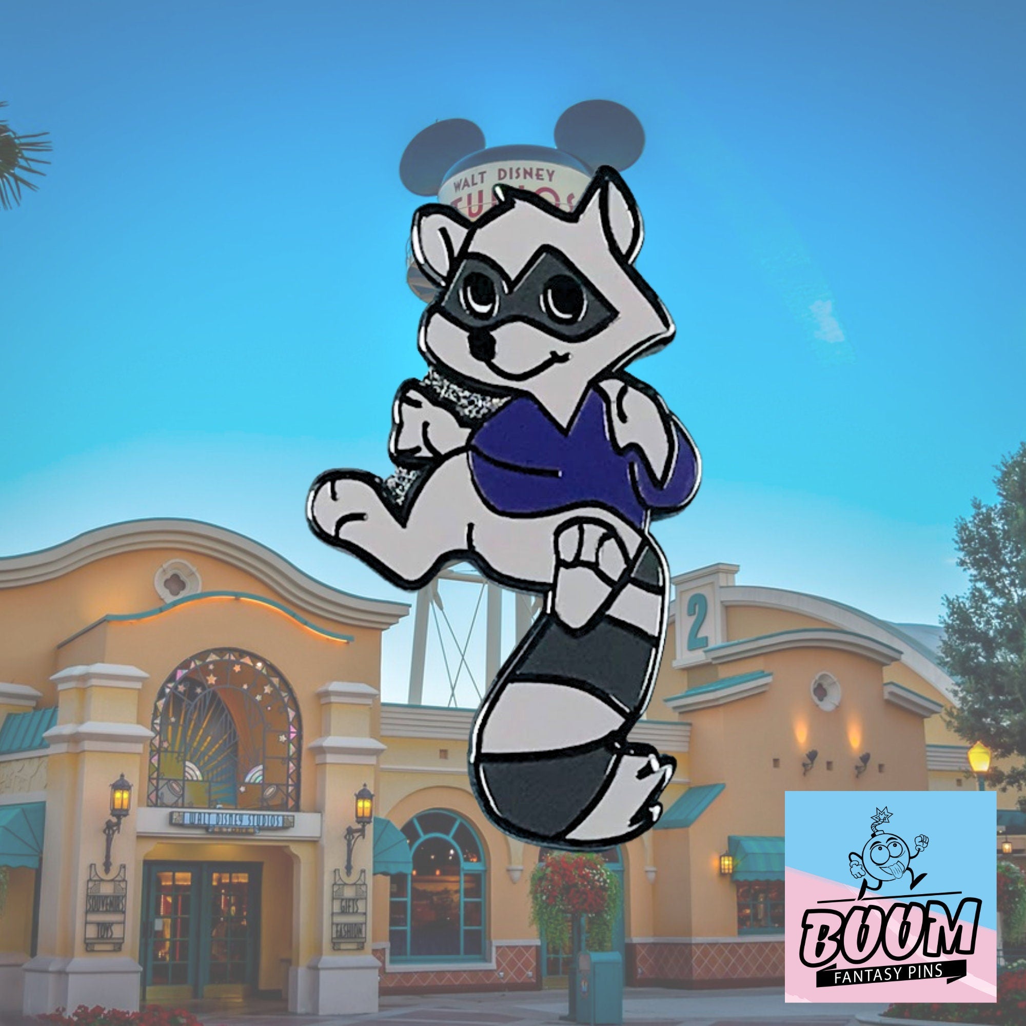 Pin – Mapache de Robin Hood Disney Fantasy