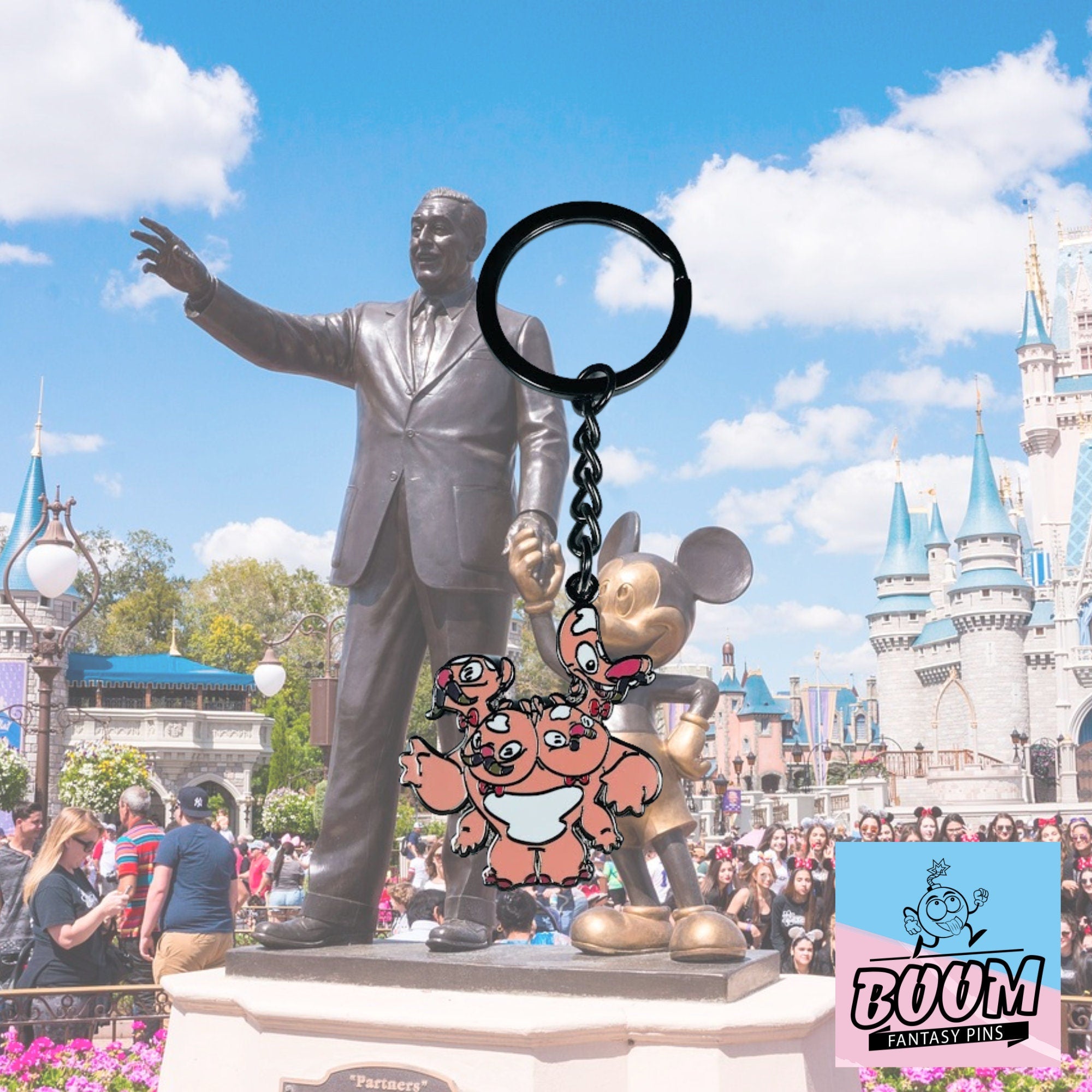 Llavero – Experimento de Frente 044 de Lilo y Stitch – Disney Fantasy