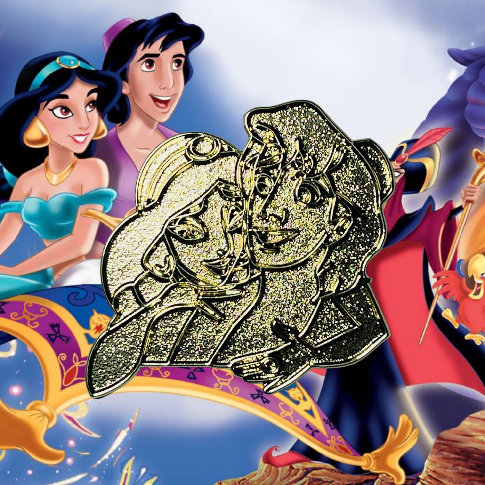 Pin – Princesa Jasmine y Aladdin de Aladdin – Disney Fantasy