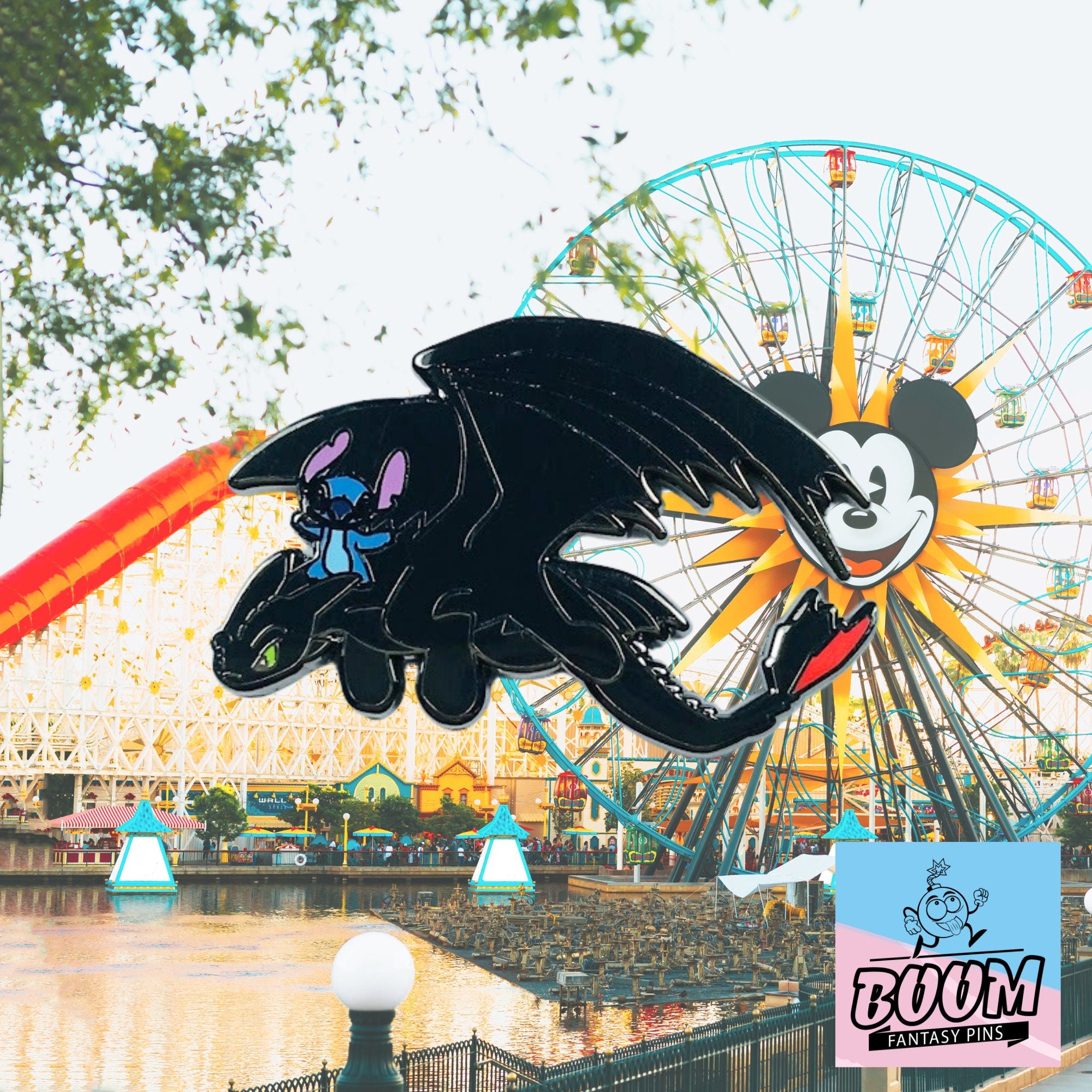 Épingle – Stitch et Krokmou de Lilo et Stitch – Disney Fantasy