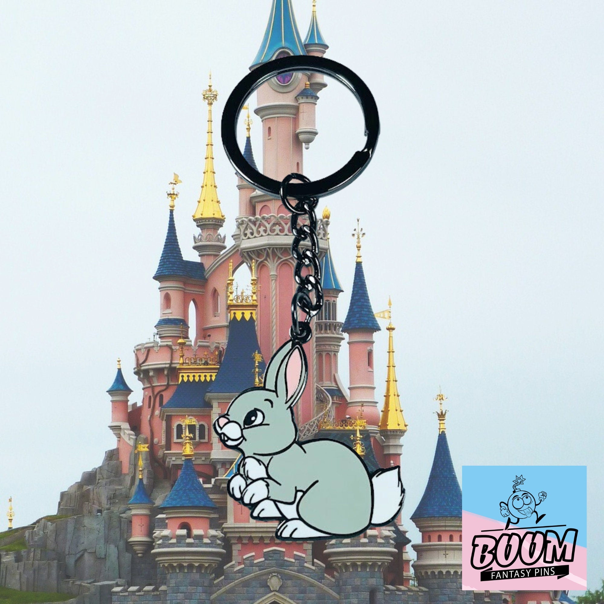 Llavero – Conejo de Blancanieves y los Siete Enanitos – Disney Fantasy