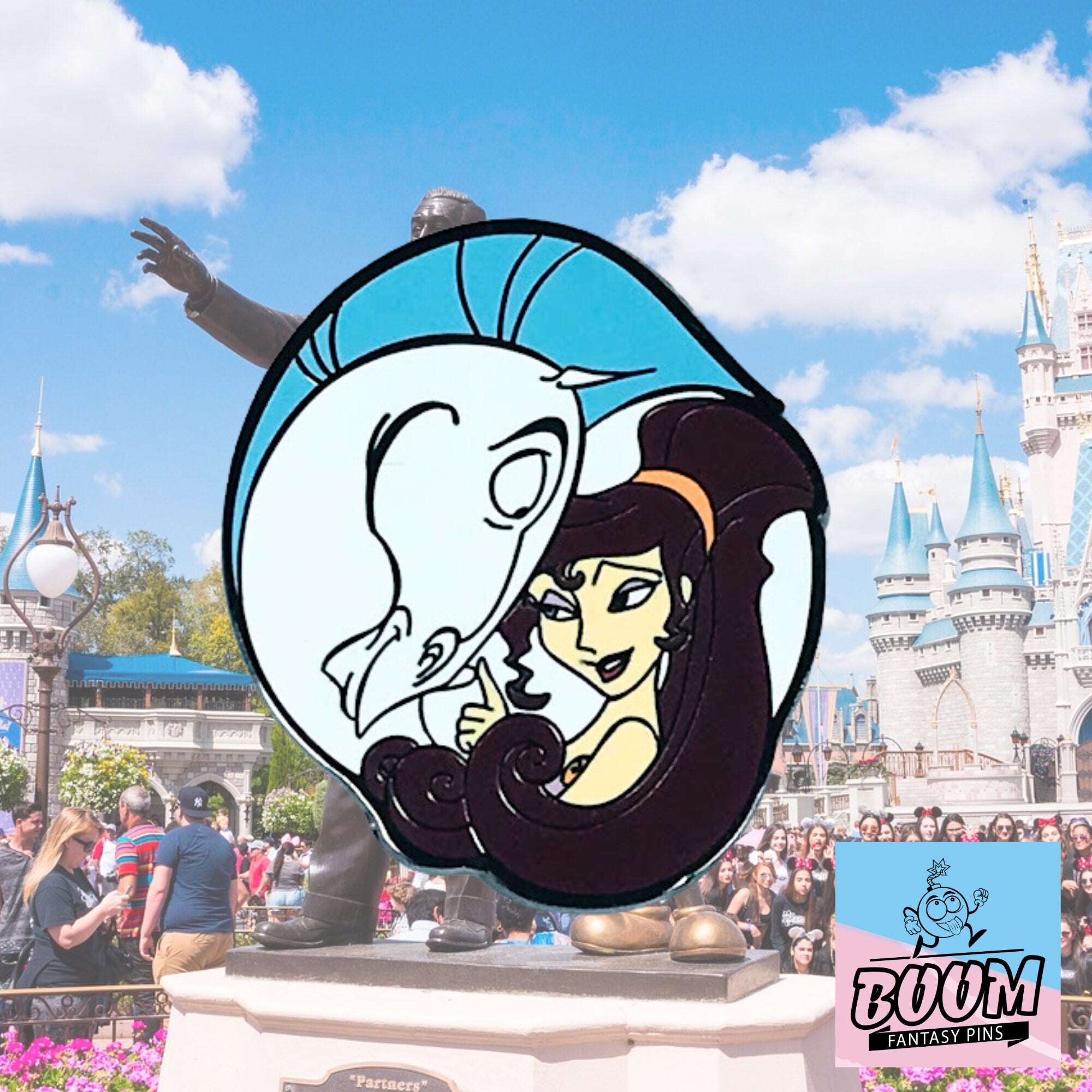 Pin's – Mégara et Pégase d'Hercule – Disney Fantasy