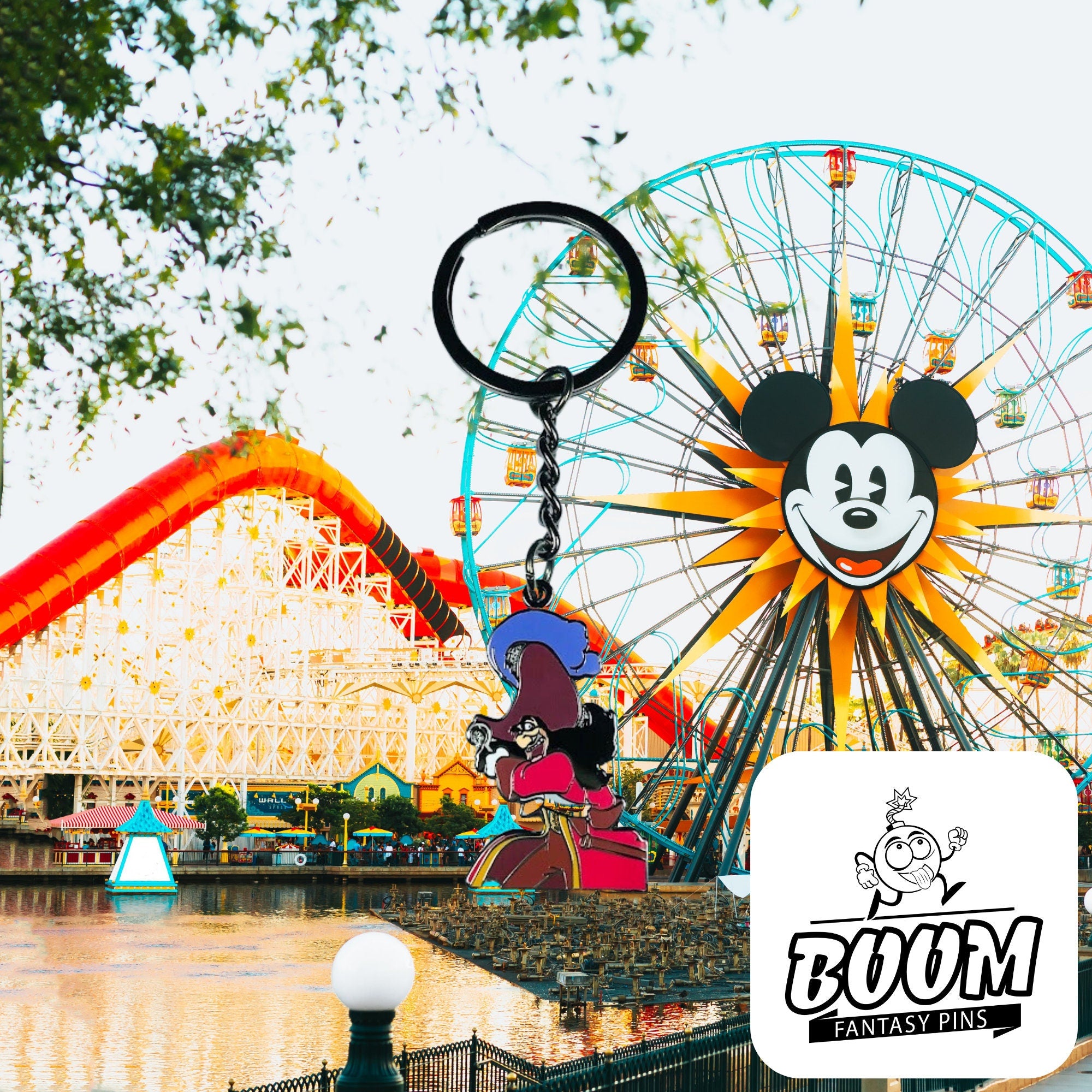 Llavero – Capitán Garfio de Peter Pan – Disney Fantasy