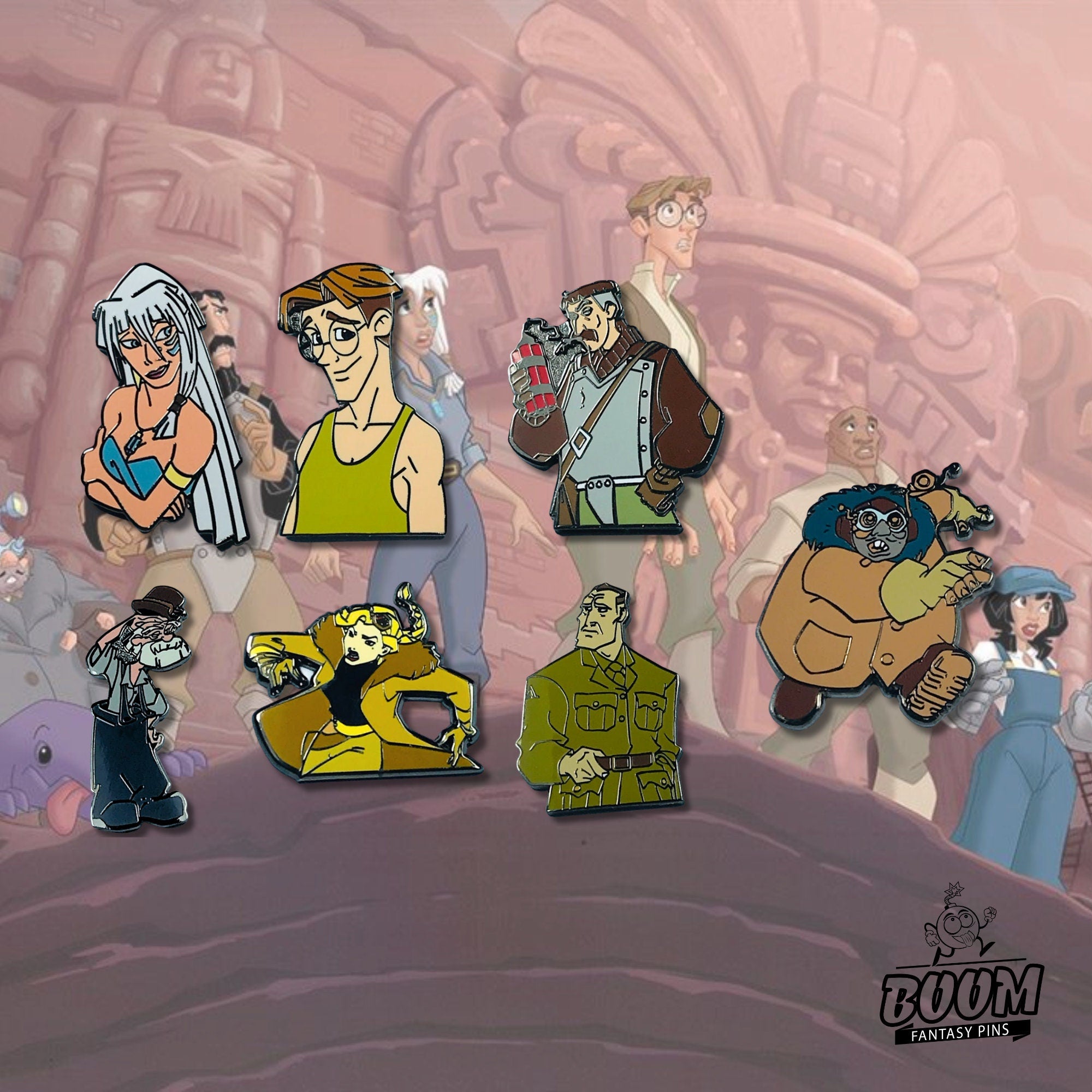 Pin's – Kida d'Atlantide, l'empire perdu – Disney Fantasy