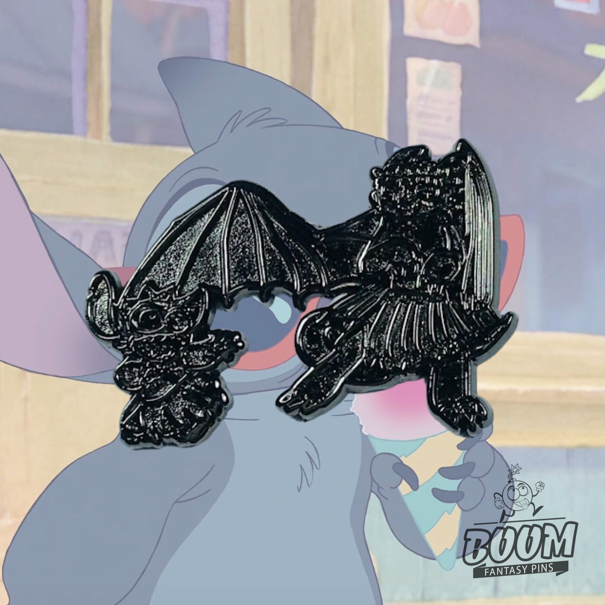 Épingle – Stitch et Krokmou de Lilo &amp; Stitch et Dragons – Disney Fantasy