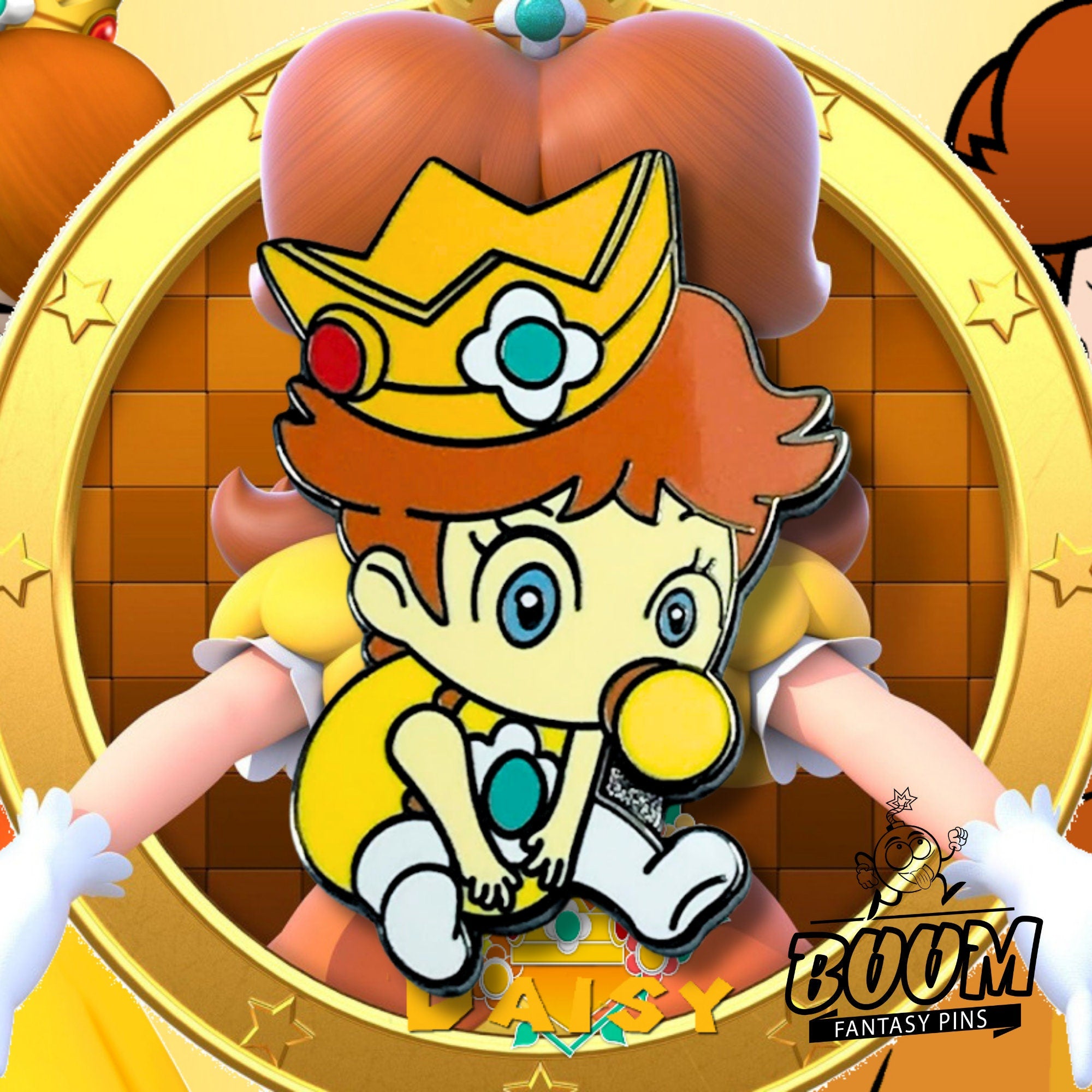 Pin's – Princesse Daisy de Super Mario Bros – Disney Fantasy