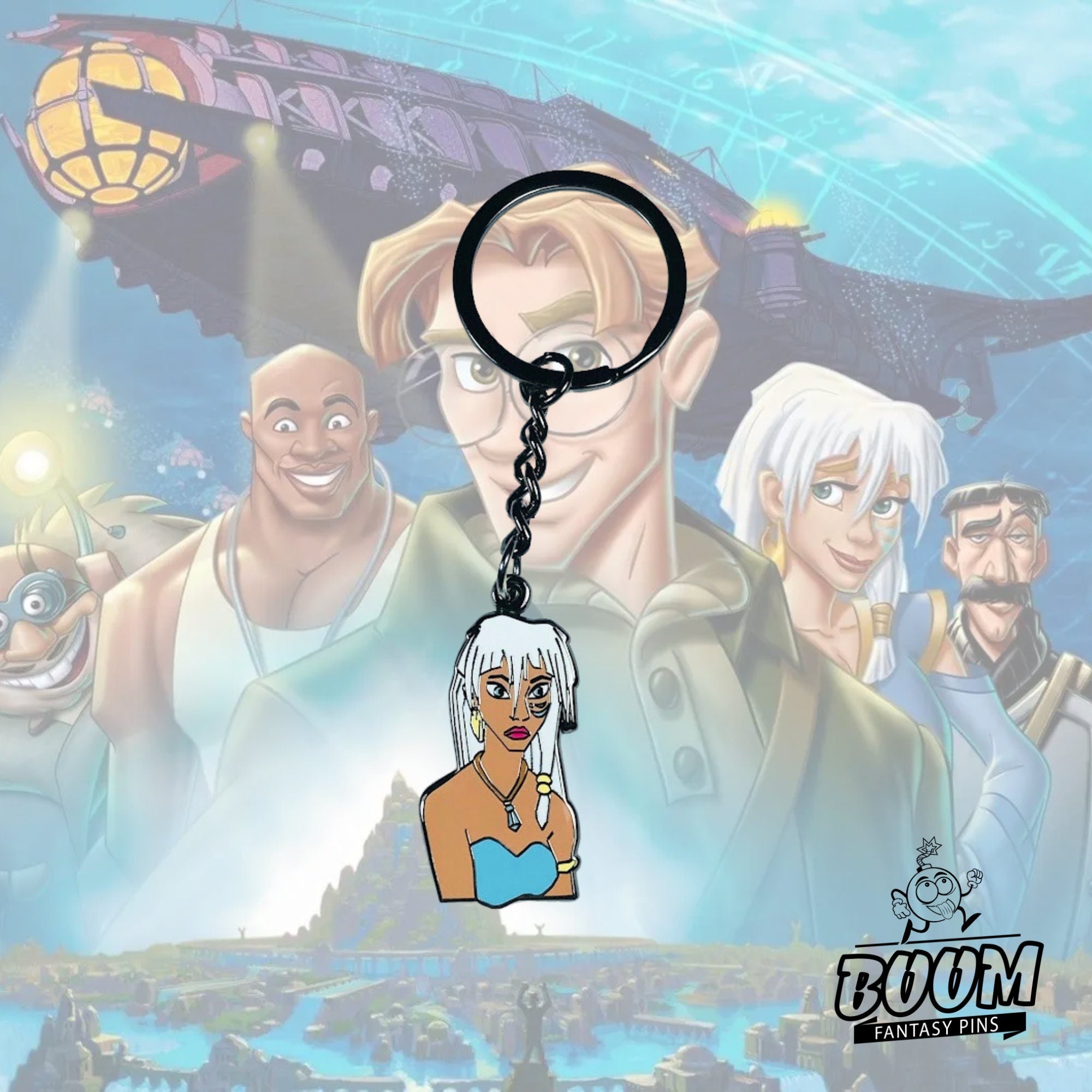 Porte-clés – Reine Kida d'Atlantide, l'empire perdu – Disney Fantasy