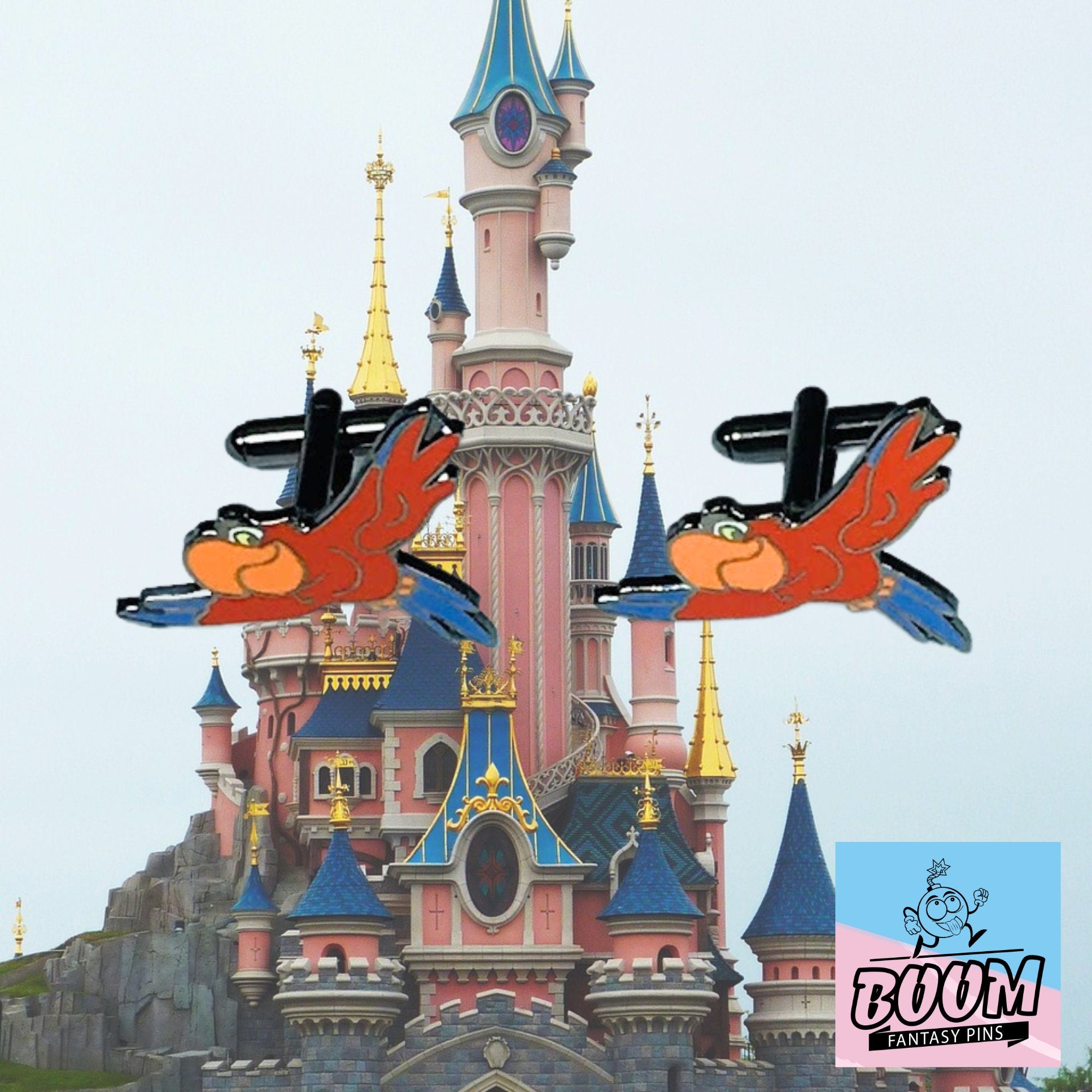 Boutons de manchette – Iago d'Aladdin – Disney Fantasy