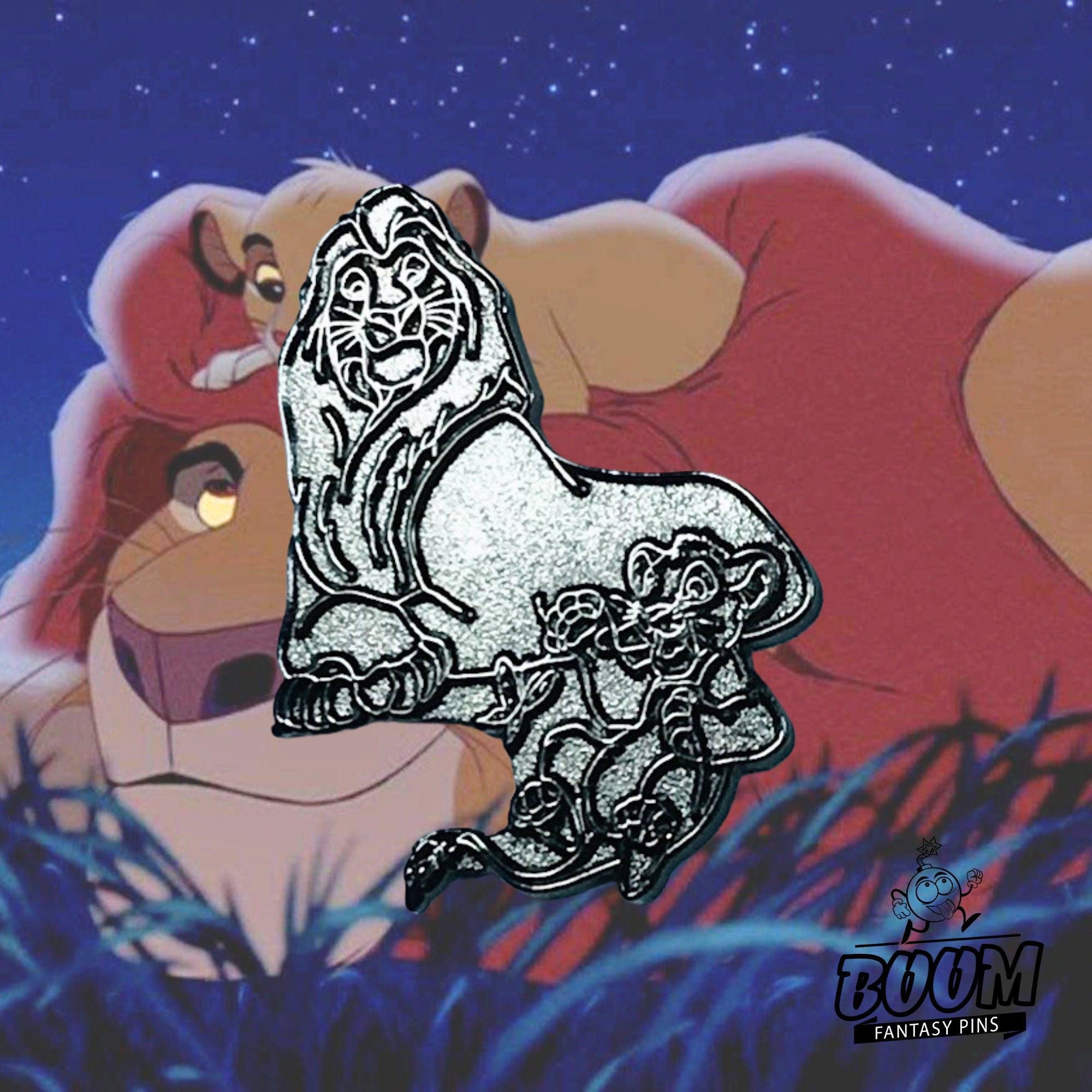 Pin – Simba y Nala de El Rey León – Disney Fantasy