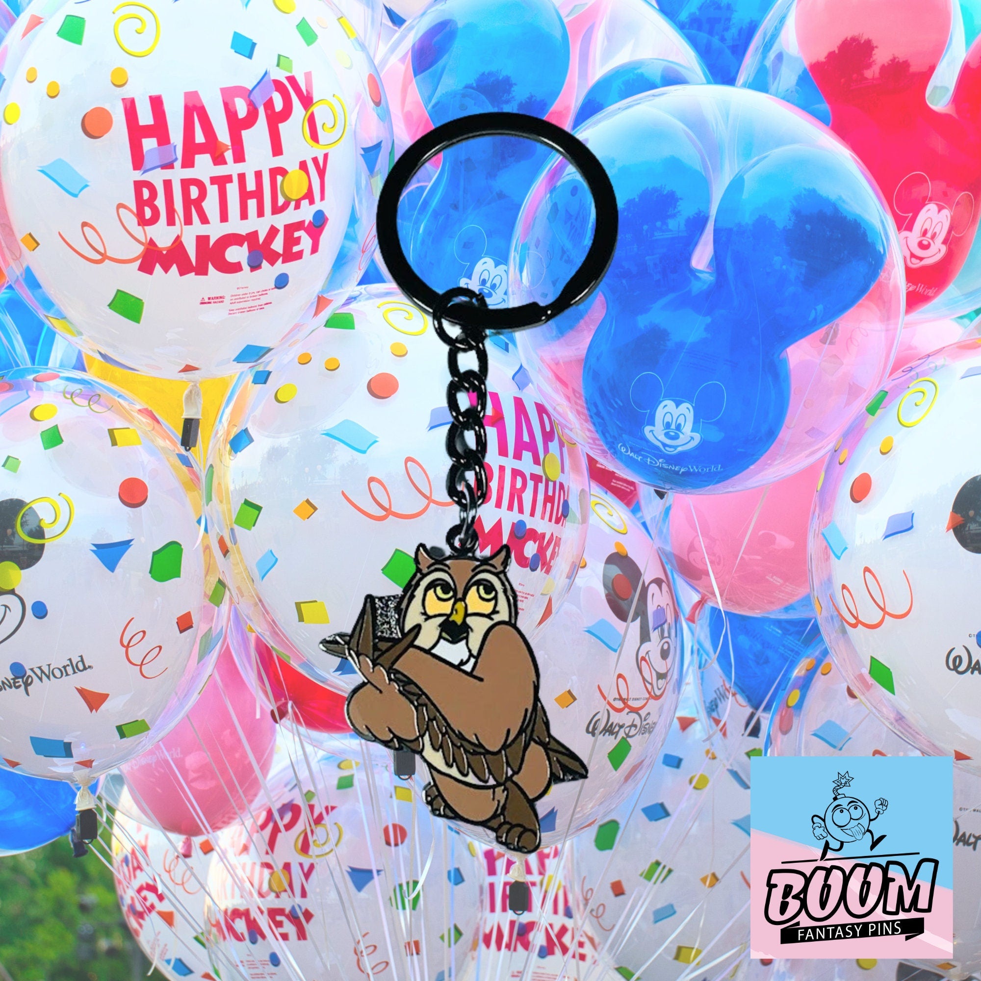 Porte-clés – Hibou ami de Bambi – Disney Fantasy