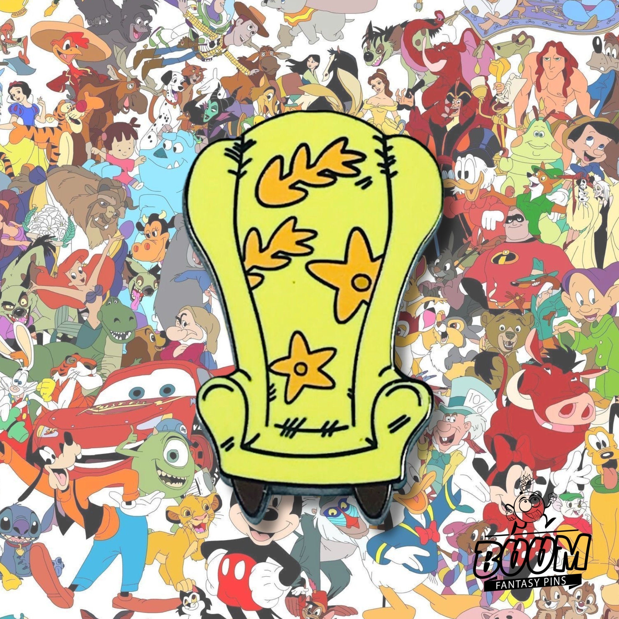 Pin – Sillón amarillo de Disney Fantasy – Disney Fantasy