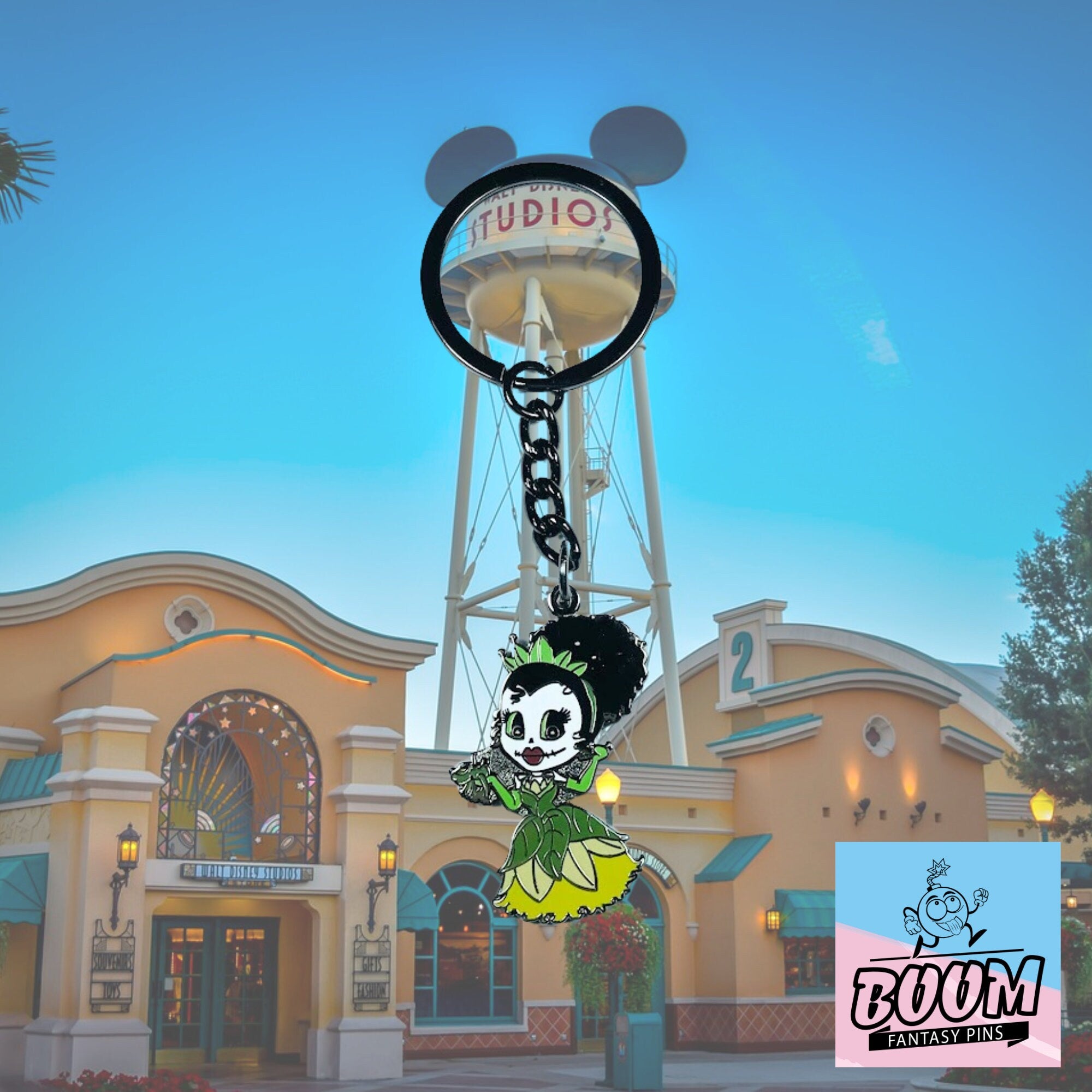 Llavero – Tiana y el Sapo de La Princesa y el Sapo – Disney Fantasy