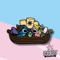Pin – Stitch y Ángel de Lilo &amp; Stitch – Disney Fantasy