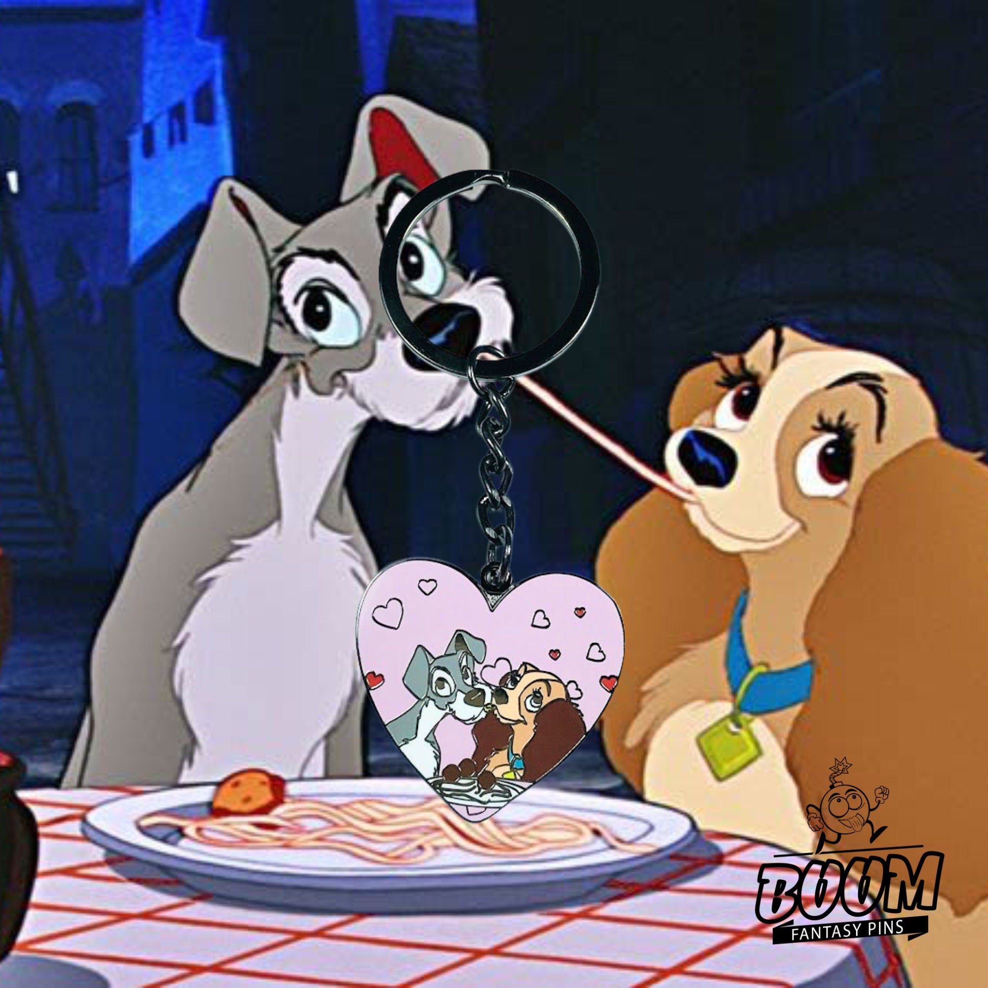 Llavero – La Dama y el Vagabundo de La Dama y el Vagabundo Disney Fantasy