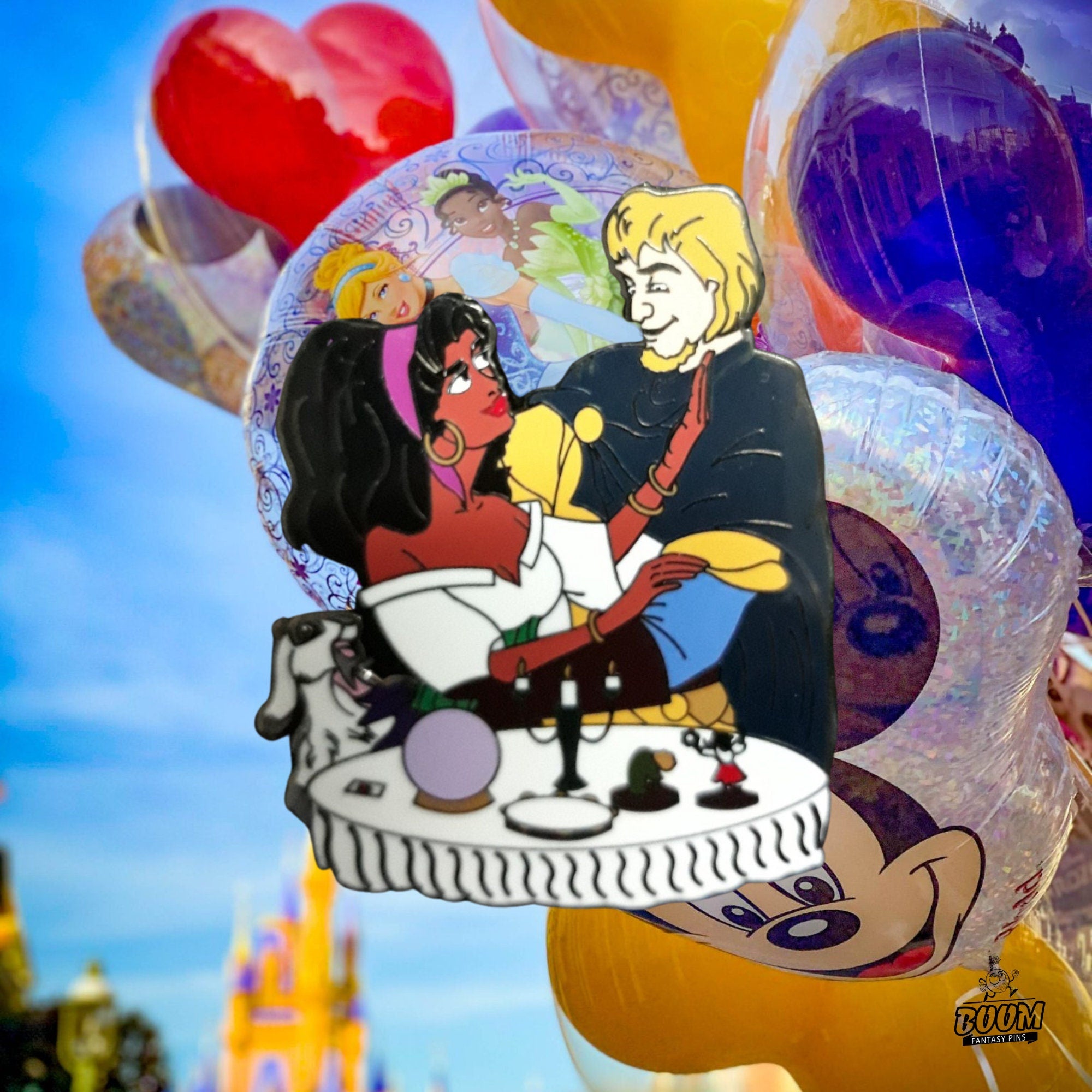 Pin's – Esmeralda et Phoebus du Bossu de Notre-Dame – Disney Fantasy