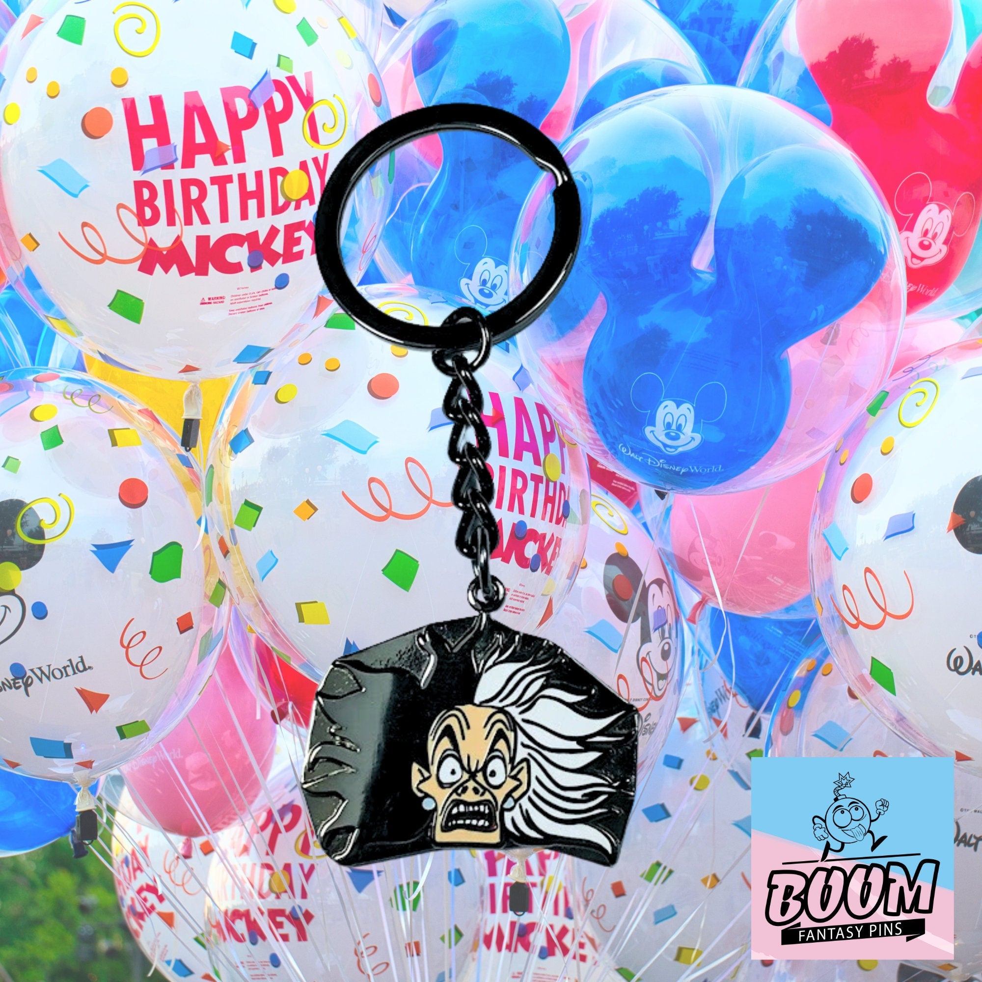 Llavero – Cruella De Vil de 101 Dálmatas – Disney Fantasy