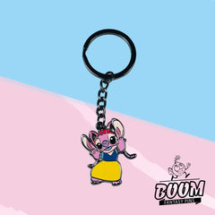 Llavero – Ángel como Blancanieves de Lilo y Stitch – Disney Fantasy