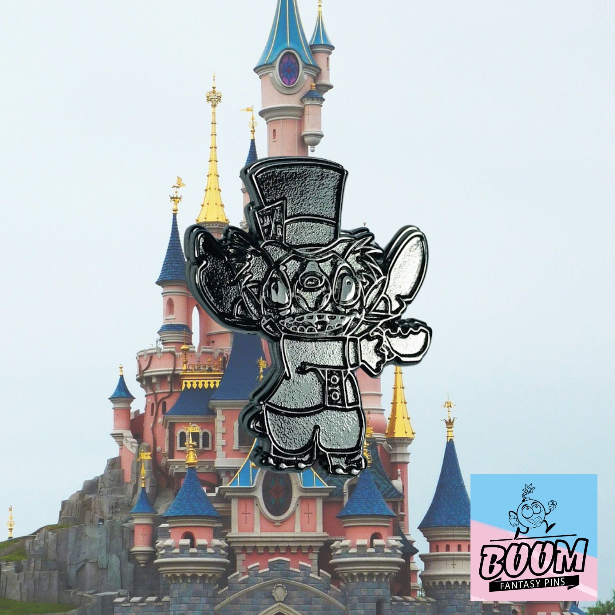 Pin's – Stitch en Chapelier fou de Lilo &amp; Stitch – Disney Fantasy