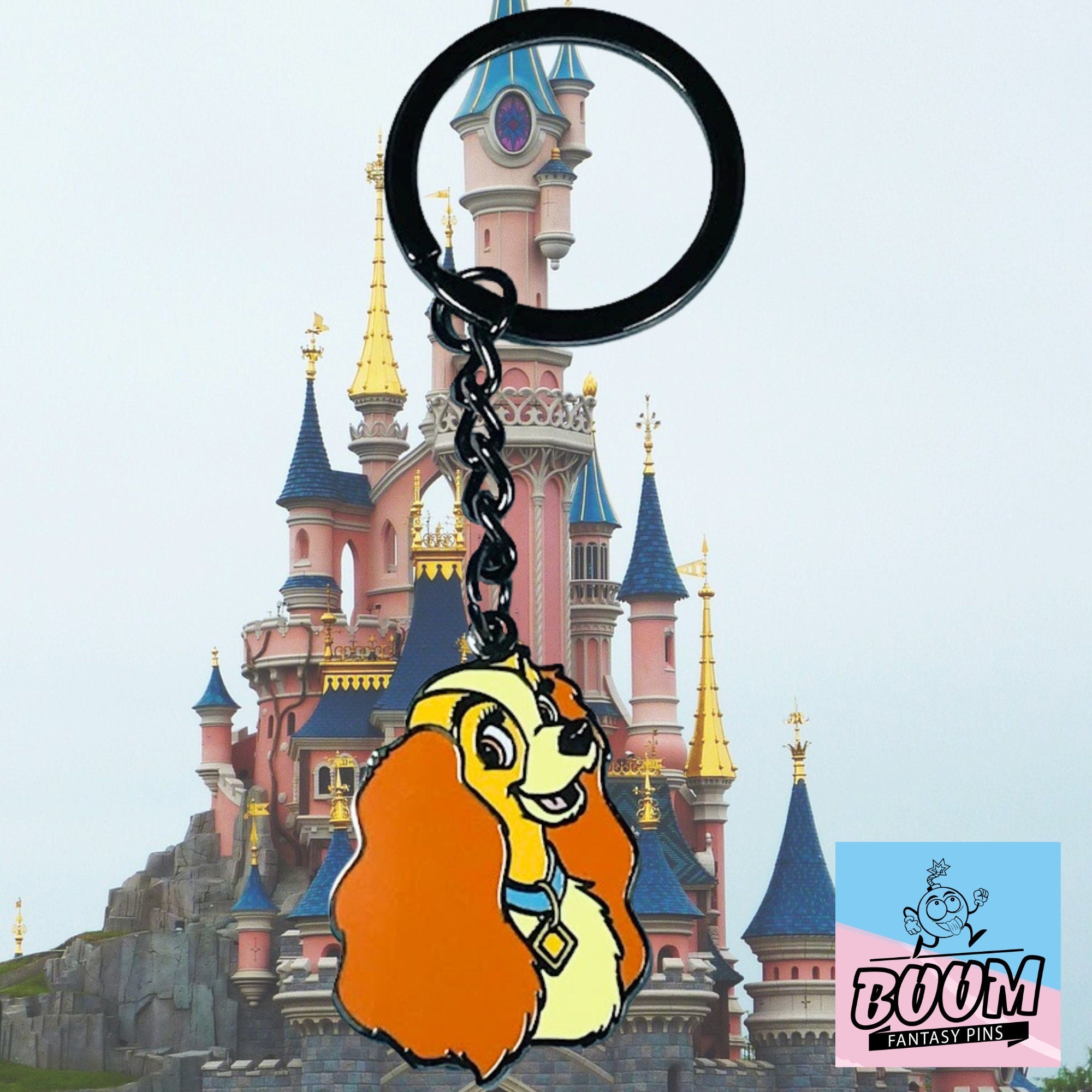 Llavero – Dama de La Dama y el Vagabundo – Disney Fantasy