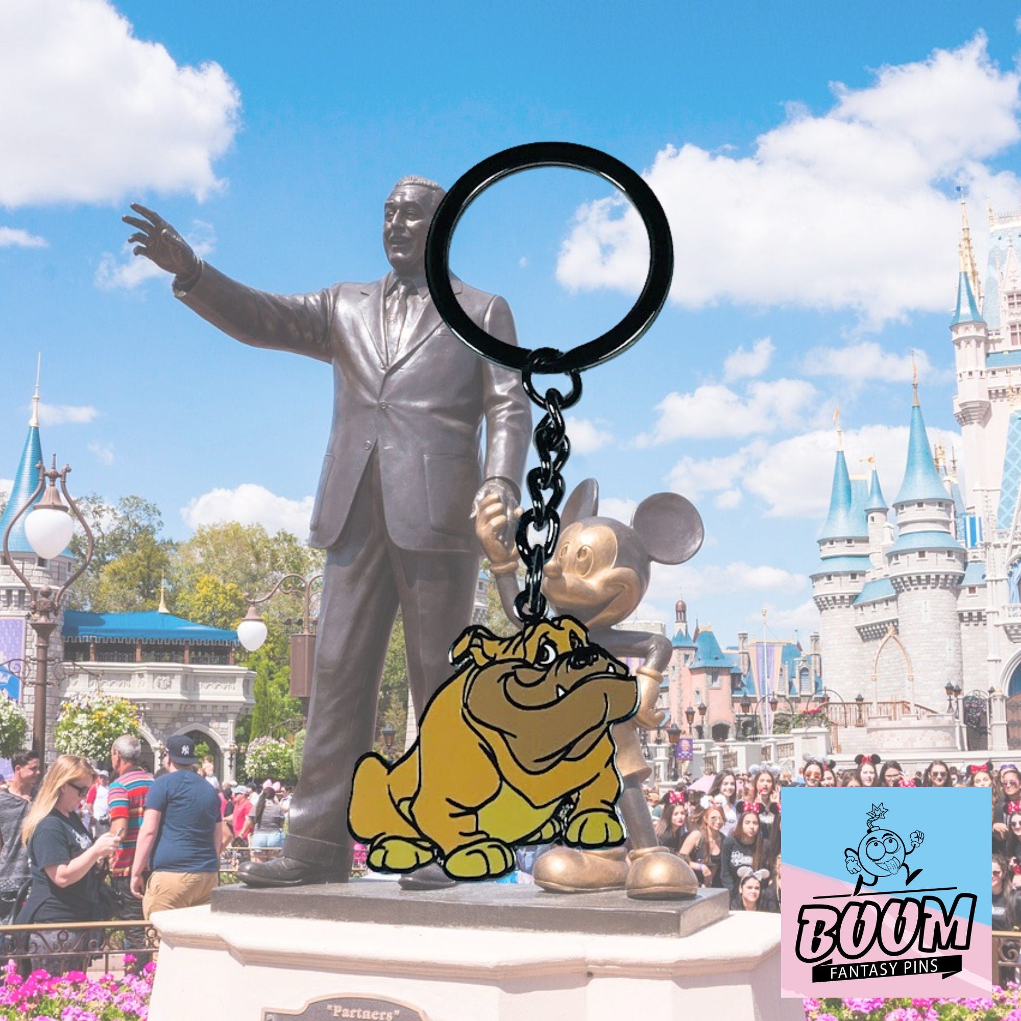 Llavero – Butch el Bulldog de Tom y Jerry – Disney Fantasy