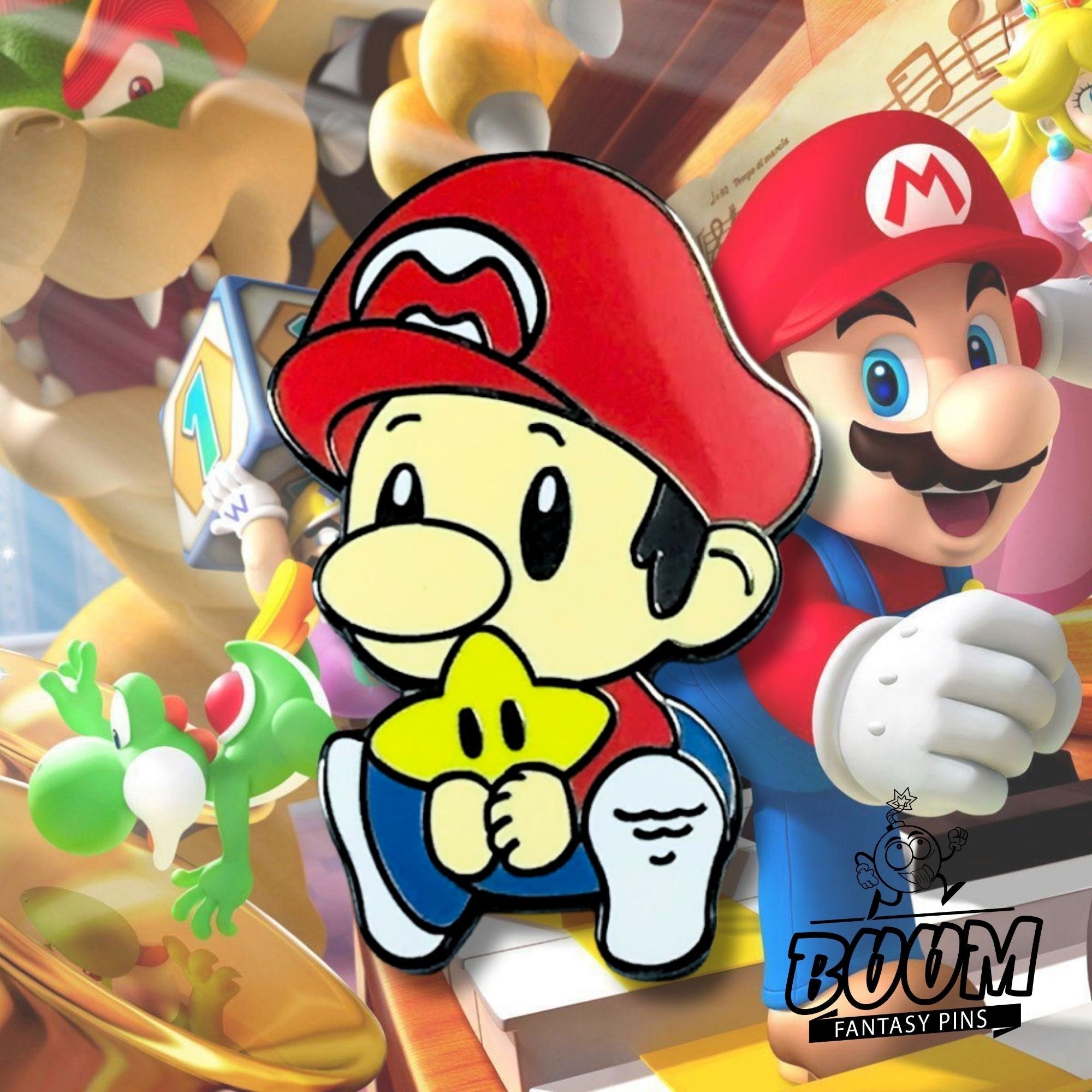 Pin – Mario de Super Mario Bros – Franquicia de Nintendo