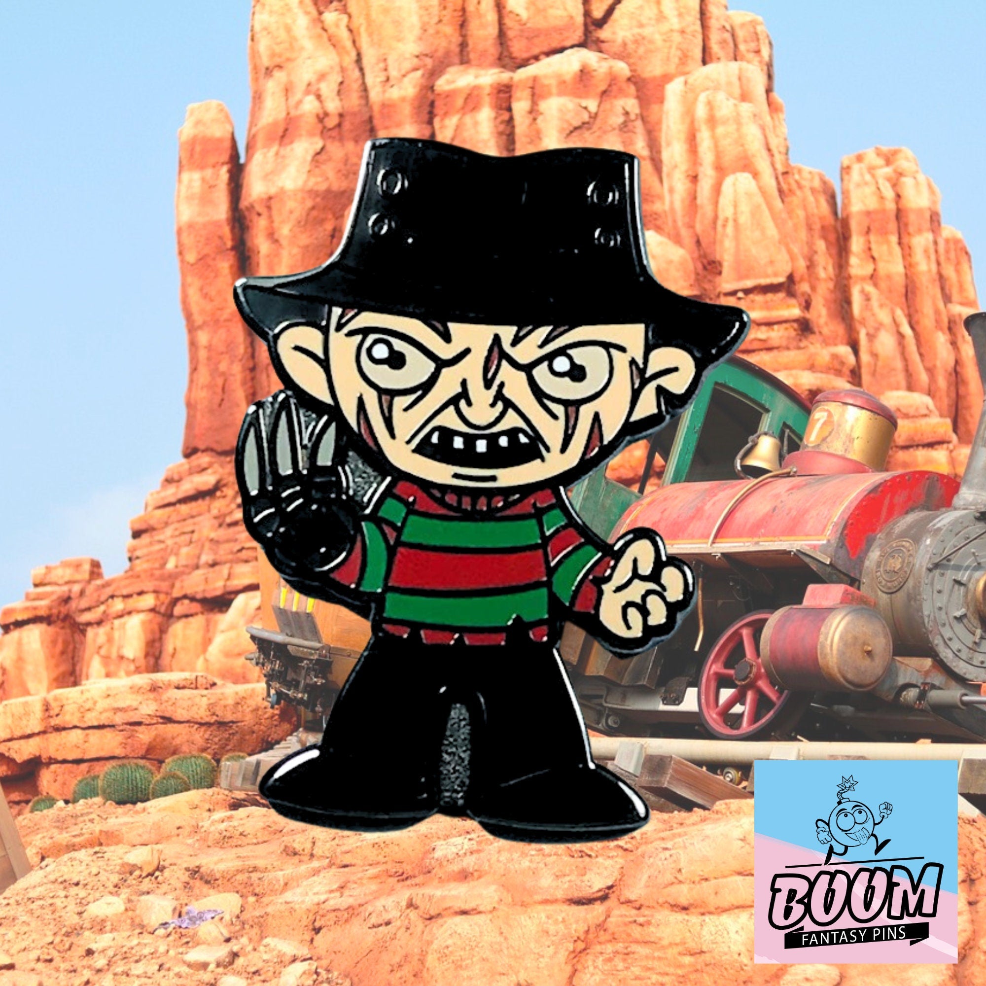 Épingle – Freddy Krueger du film d'horreur « Les Griffes de la nuit » de Wes Craven