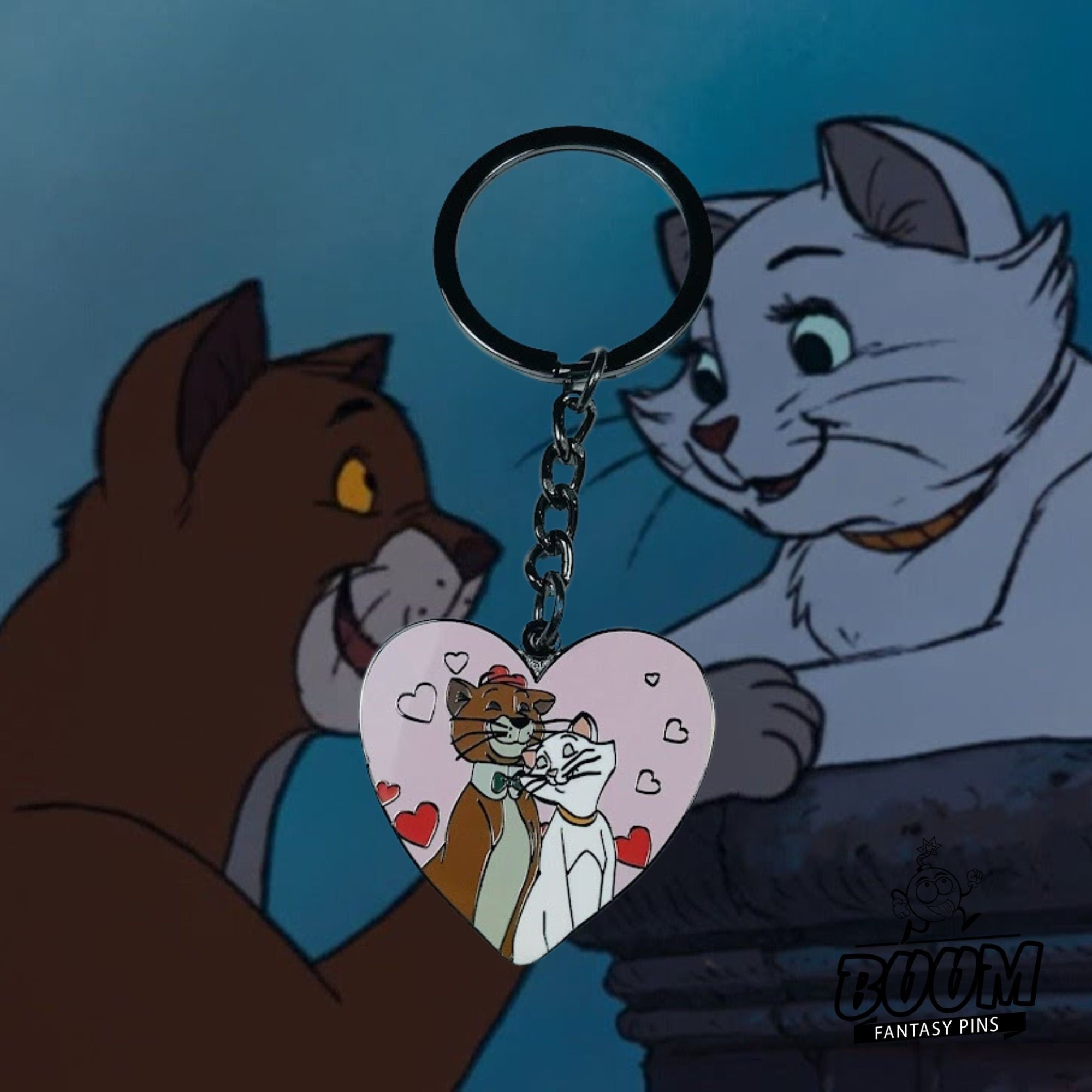 Llavero – Duquesa y Thomas O'Malley de Los Aristogatos – Disney Fantasy