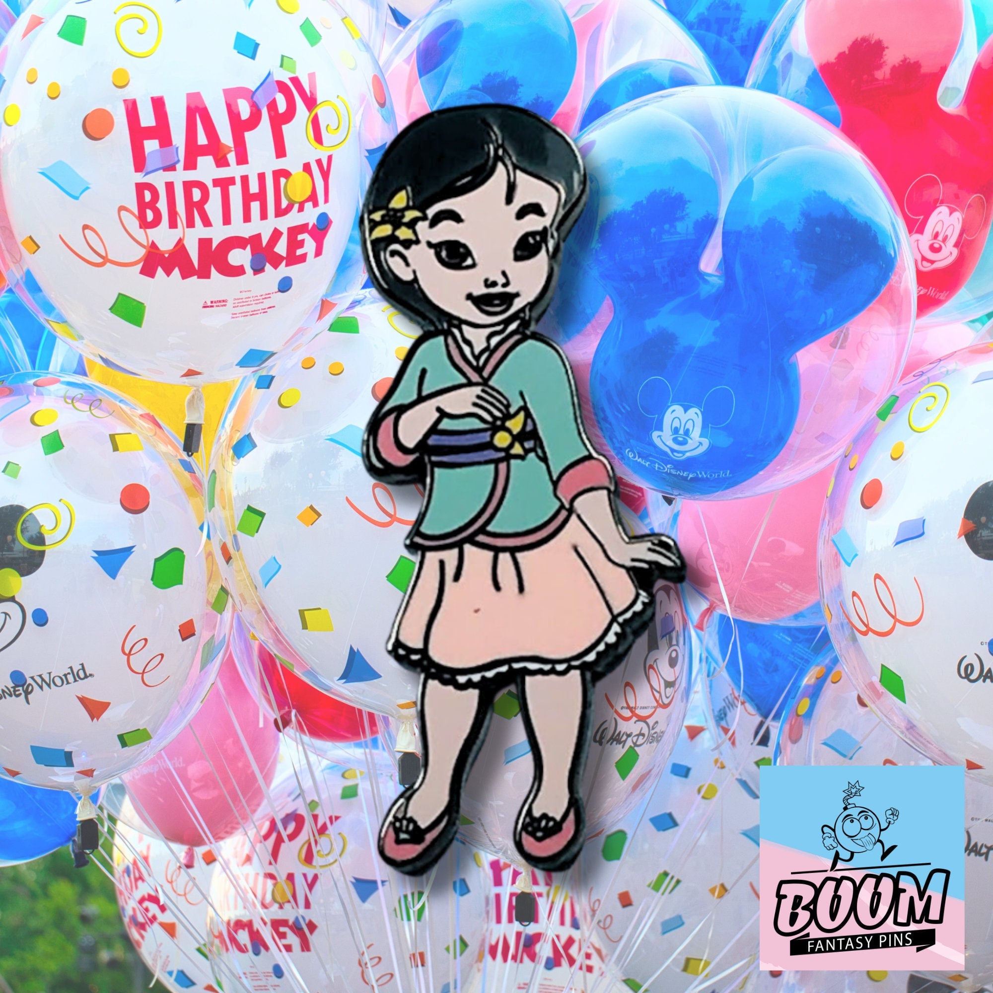 Pin – Mulan como niña de Mulan – Disney Fantasy