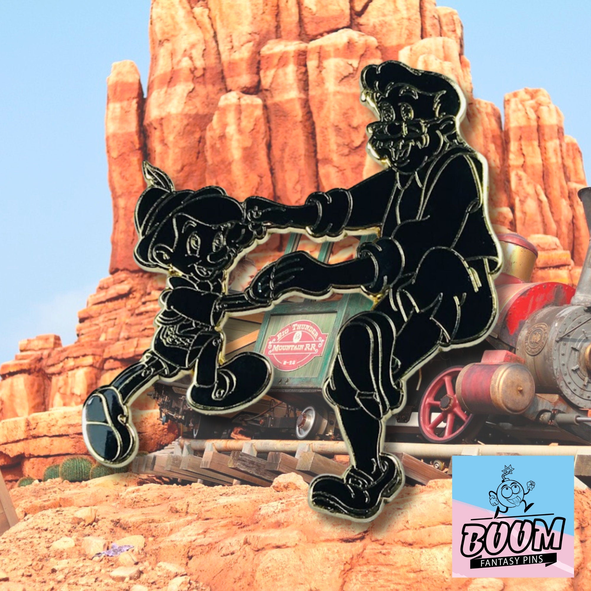 Pin's – Pinocchio et Geppetto de Pinocchio – Disney Fantasy