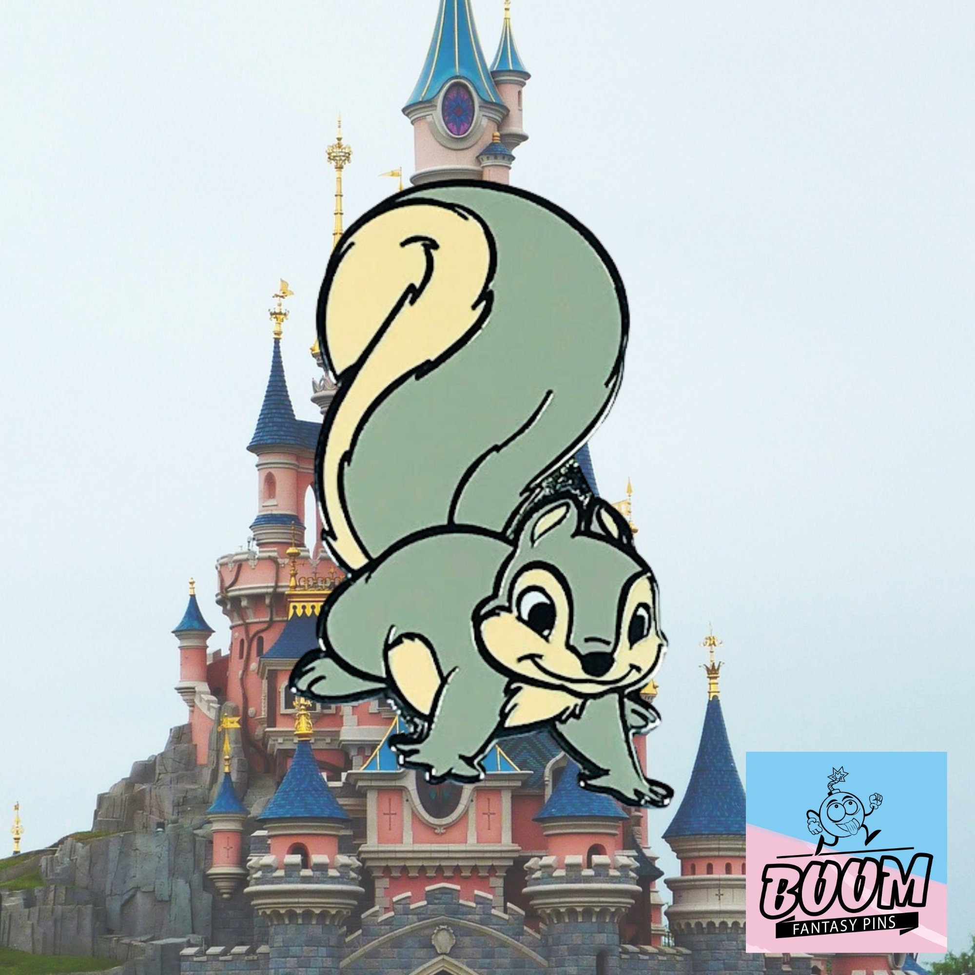 Pin's – Écureuil gris de Blanche-Neige et les Sept Nains – Disney Fantasy