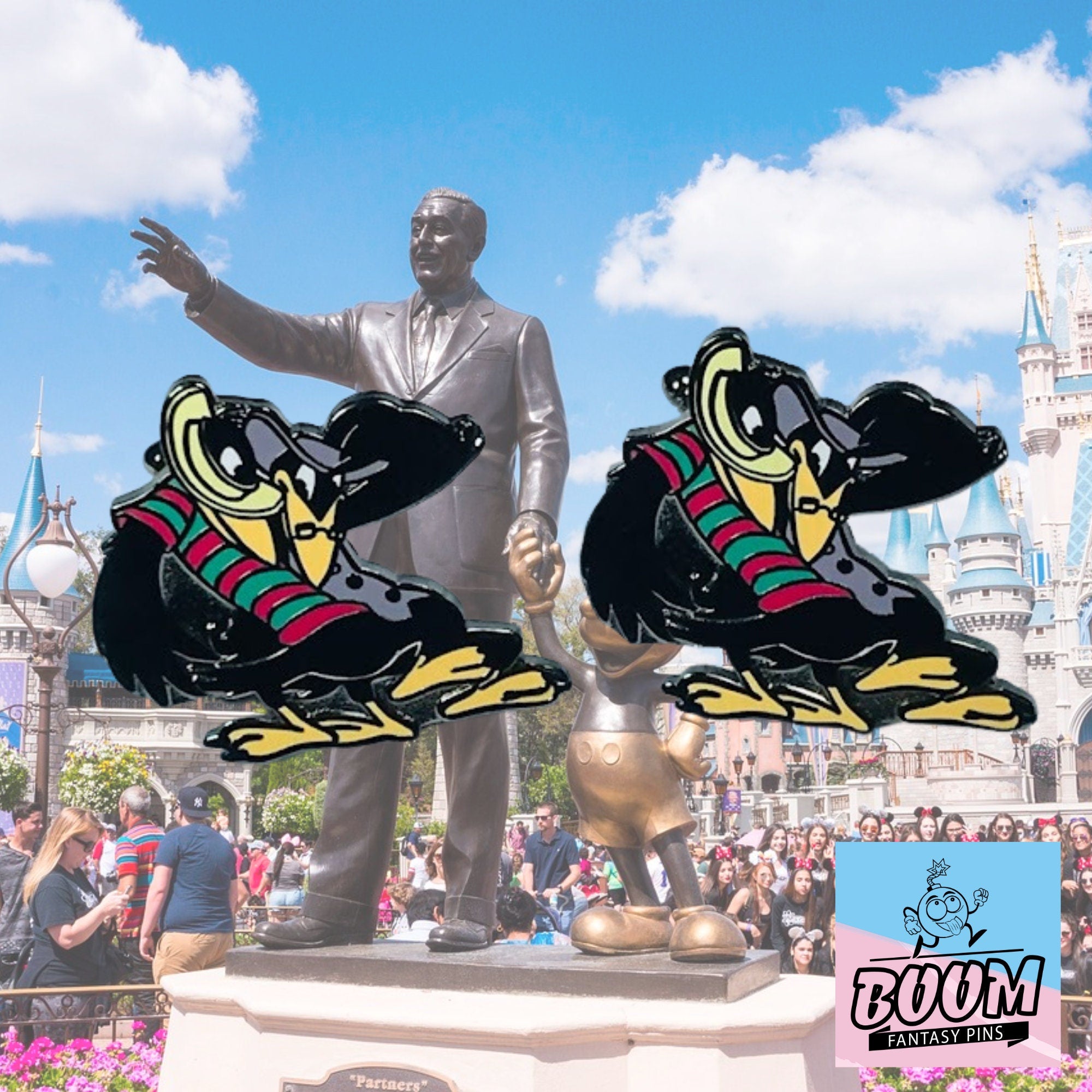 Boutons de manchette – Raven Jim de Dumbo – Disney Fantasy