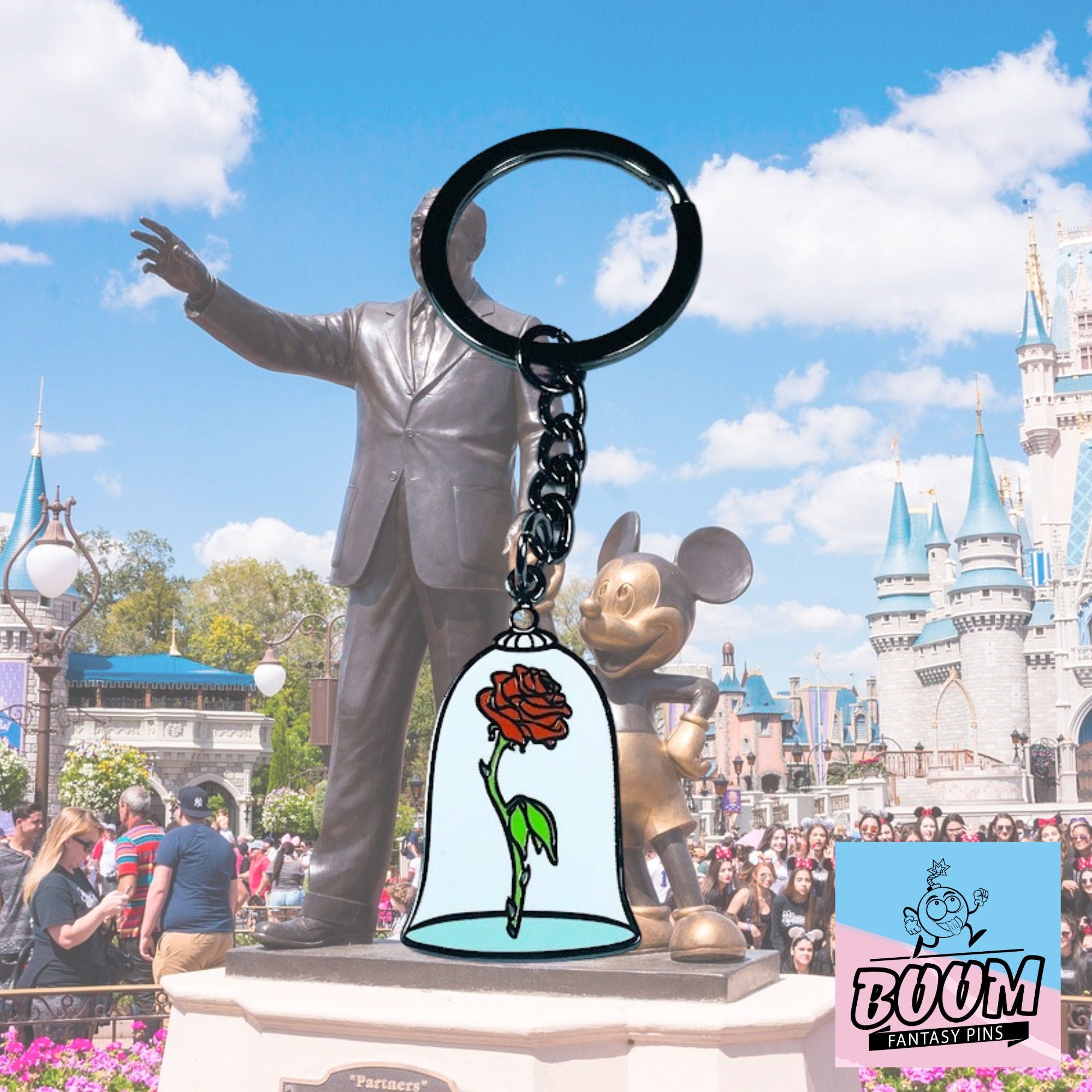 Llavero – Bella de La Bella y la Bestia – Disney Fantasy