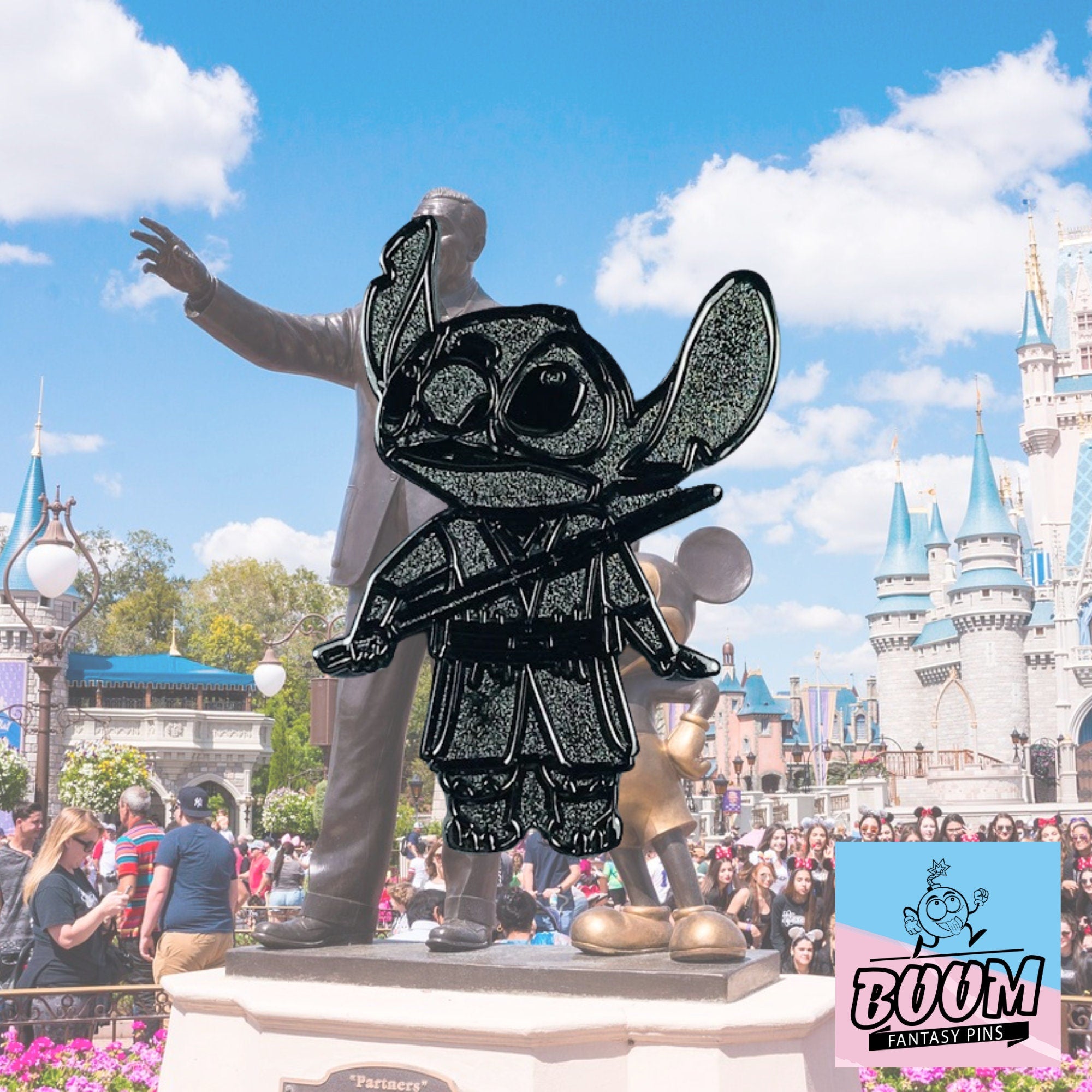 Pin's – Stitch en Rey de Lilo &amp; Stitch – Disney Fantasy